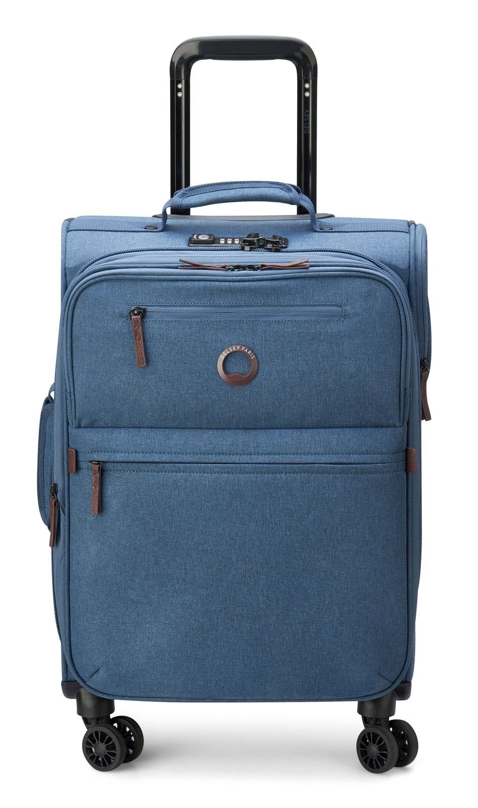 Delsey Weichgepäck-Trolley Maubert 2.0, 4 Rollen Blue