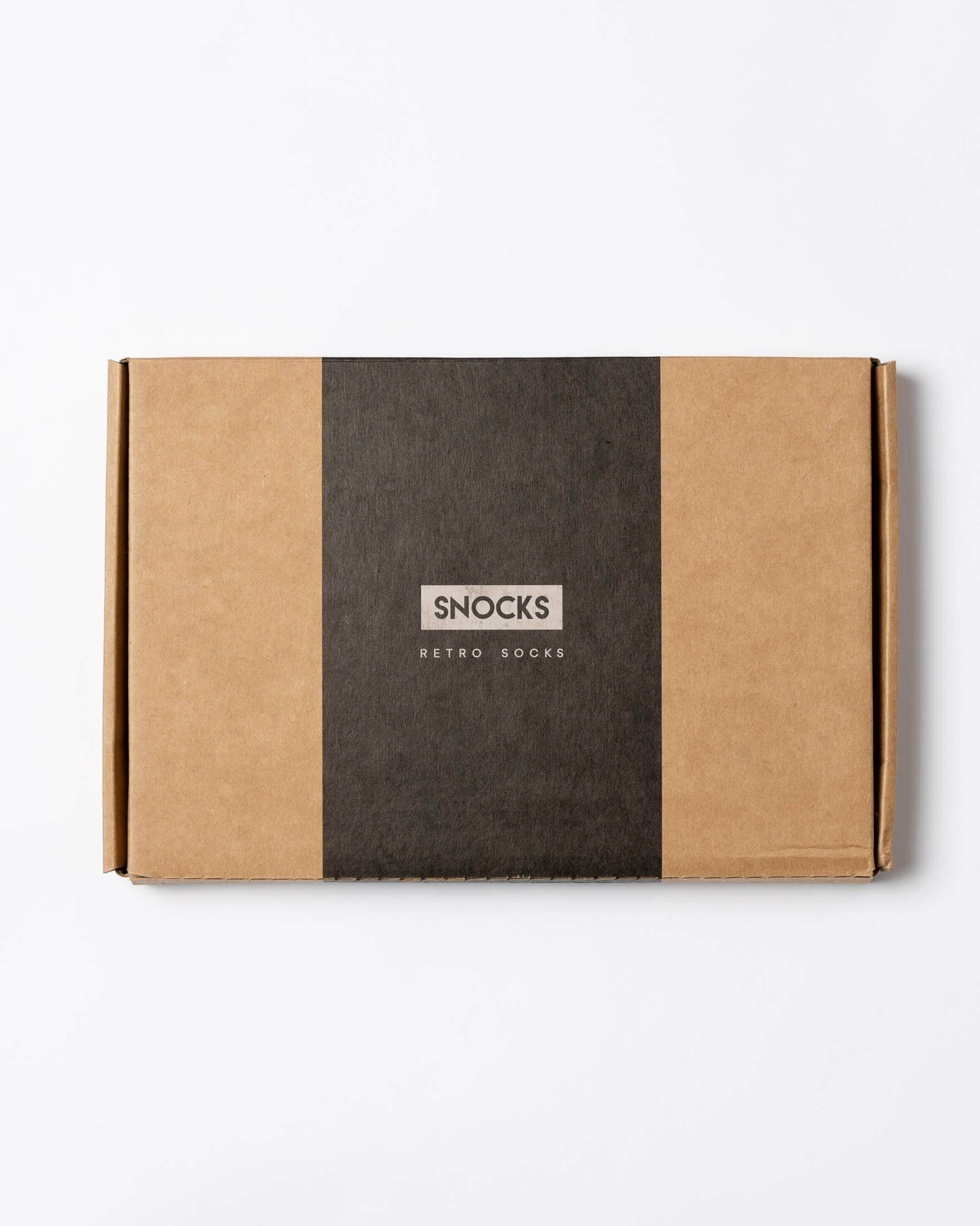 SNOCKS Sportsocken Hohe Tennissocken mit Streifen für Damen & Herren (4-Paar) aus Bio-Baumwolle, stylish für jedes Outfit