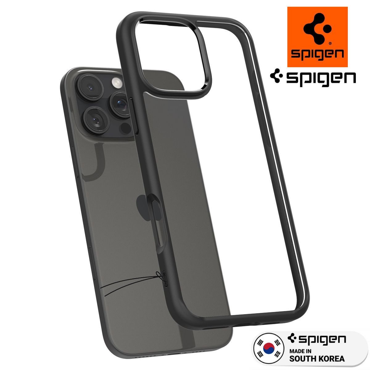 Spigen Handyhülle Hülle für Apple iPhone 16 Pro Schutzhülle Robust Handyhülle 6,3 Zoll, Military-Grade Fallschutz, Air Cushion Technology, Hybridkonstruktion