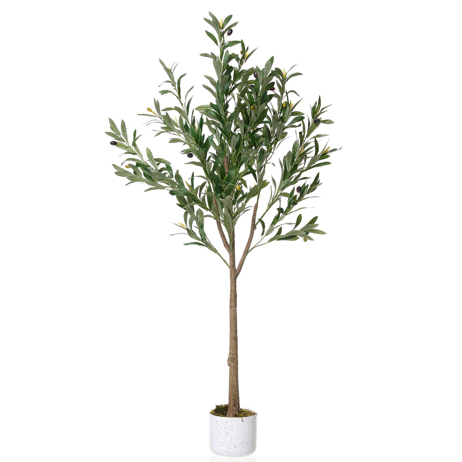 Kunstbaum Künstlicher Olivenbaum im Topf 60cm/120cm/135cm große Olivenbaum, günstig online kaufen