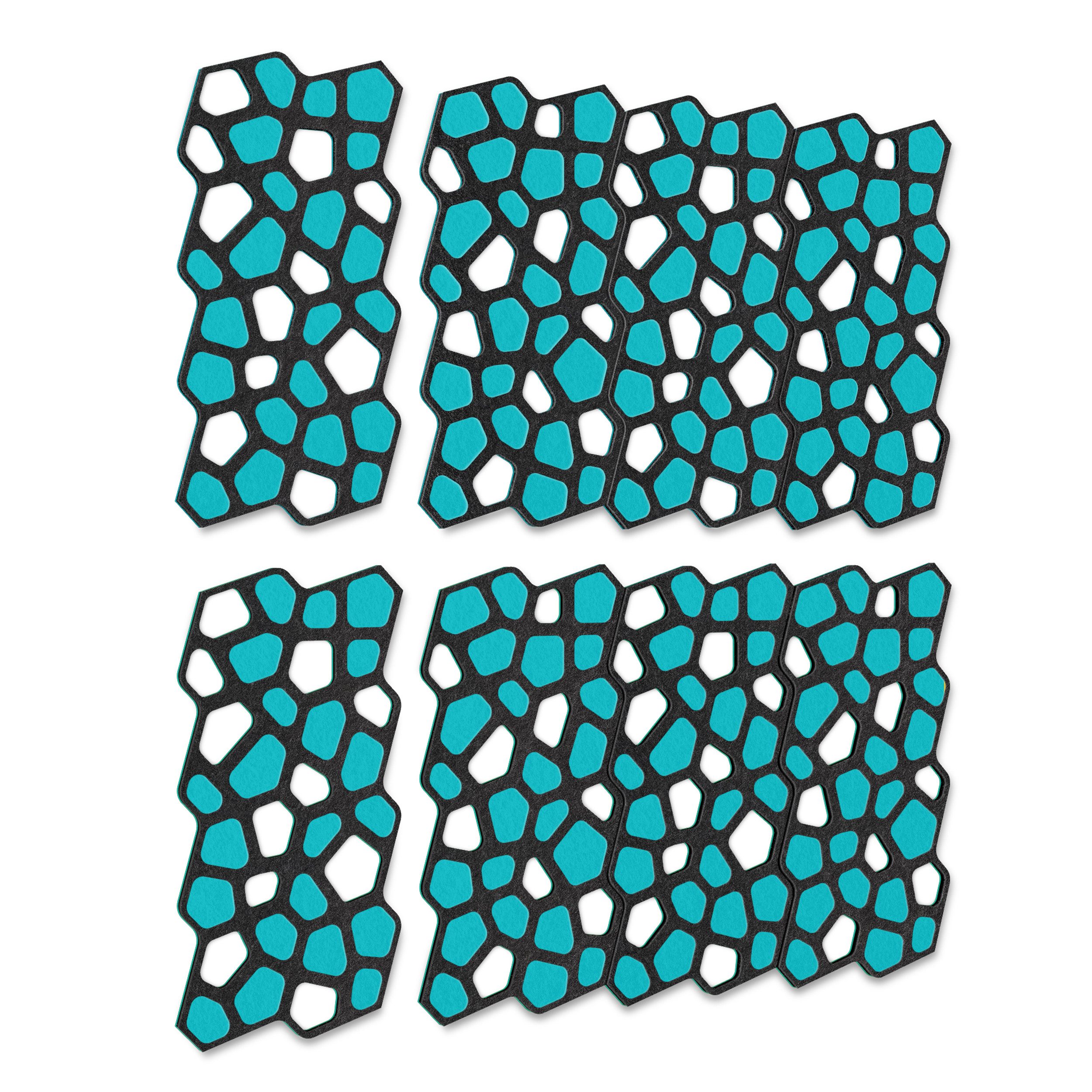 platino24 Akustikplatte platino24 „NAIROBI“ 8er-Set Akustik-Objekt