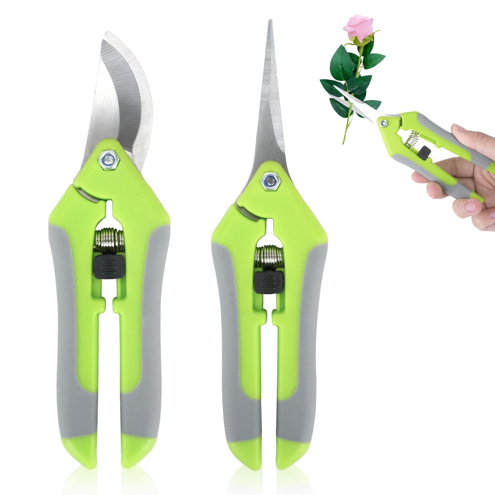 RWEUOQ Gartenschere Pflanzenschere 2er Set,aus rostfreiem günstig online kaufen