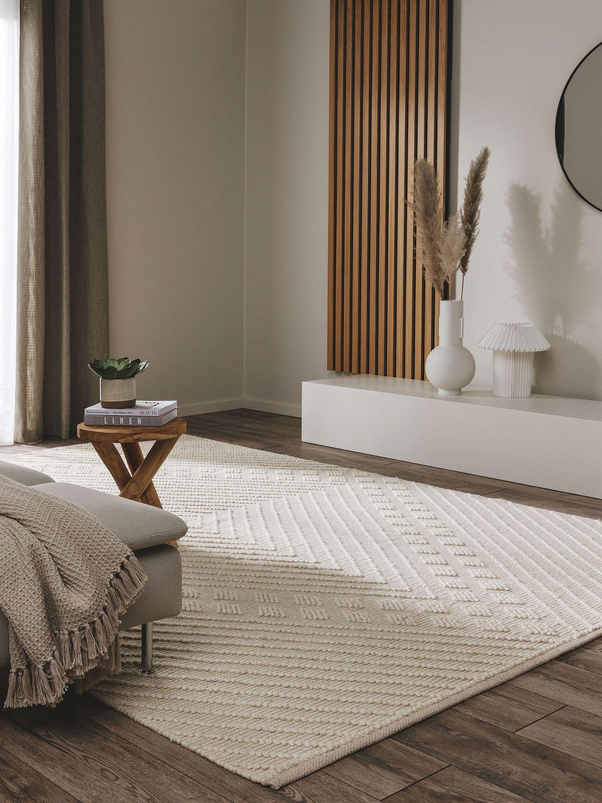 benuta Teppich Jasper, rechteckig, Höhe: 11 mm, Wolle, Teppich Wohnzimmer, günstig online kaufen