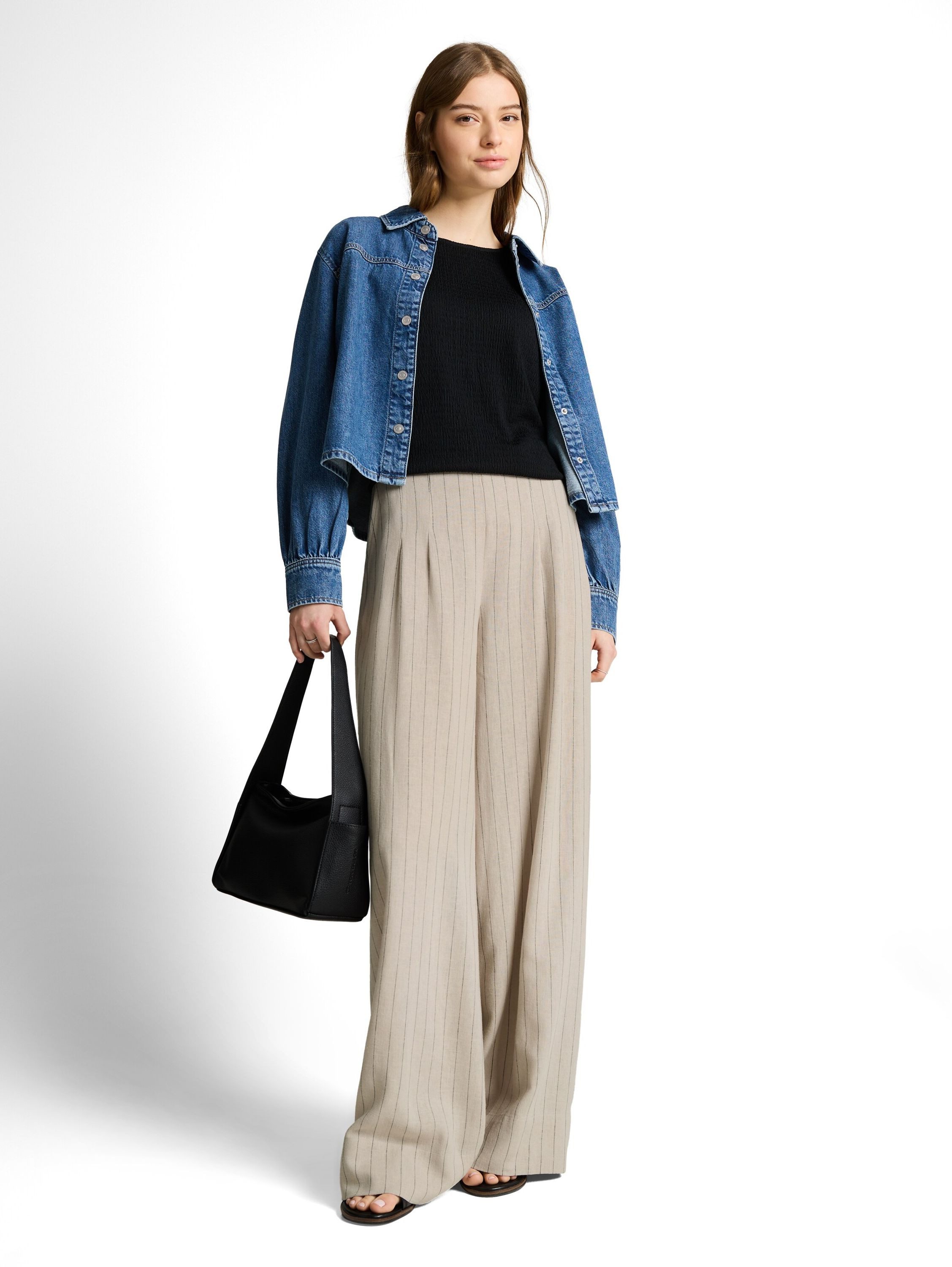 TOM TAILOR Denim Leinenhose