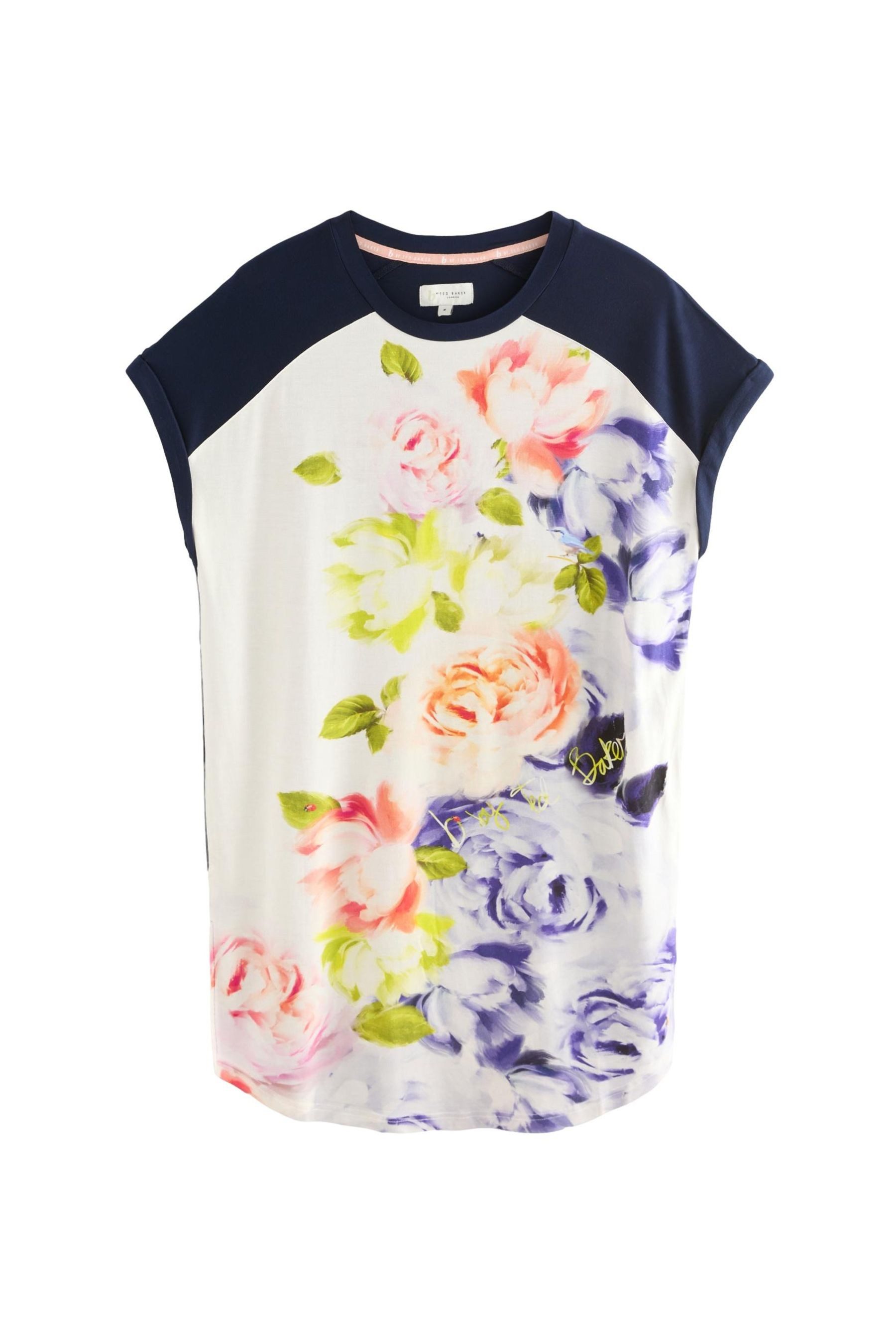 B by Ted Baker Nachthemd B by Ted Baker T-Shirt mit floralem Print (1-tlg) günstig online kaufen