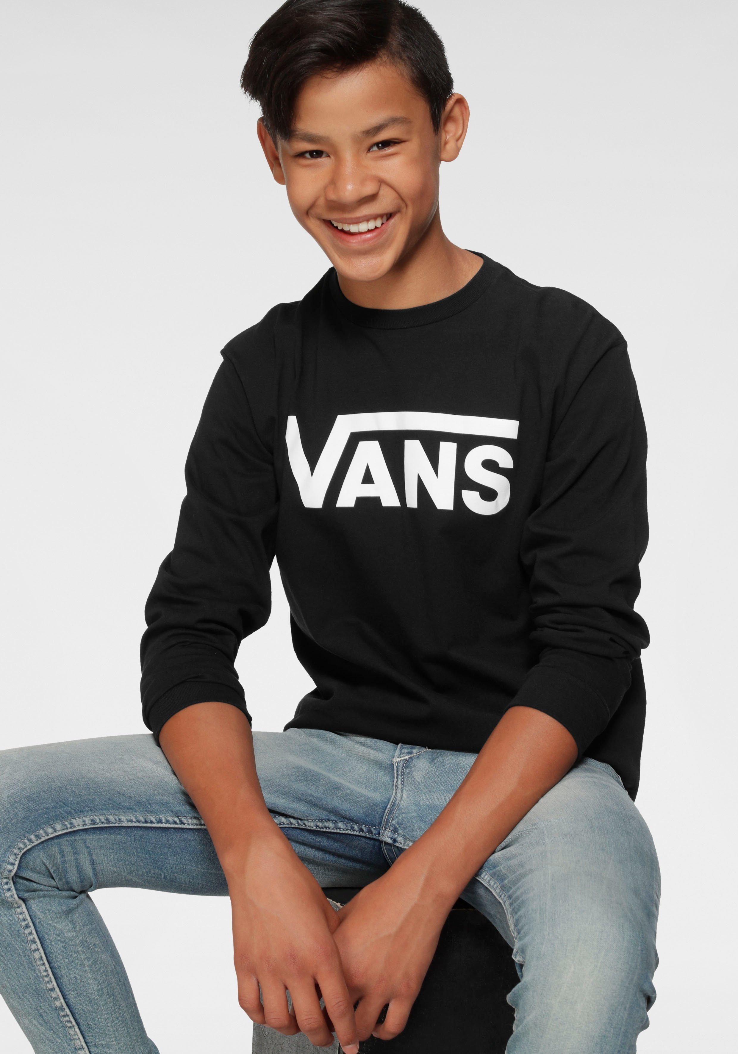 Vans Langarmshirt VANS CLASSIC LS BOYS schwarz