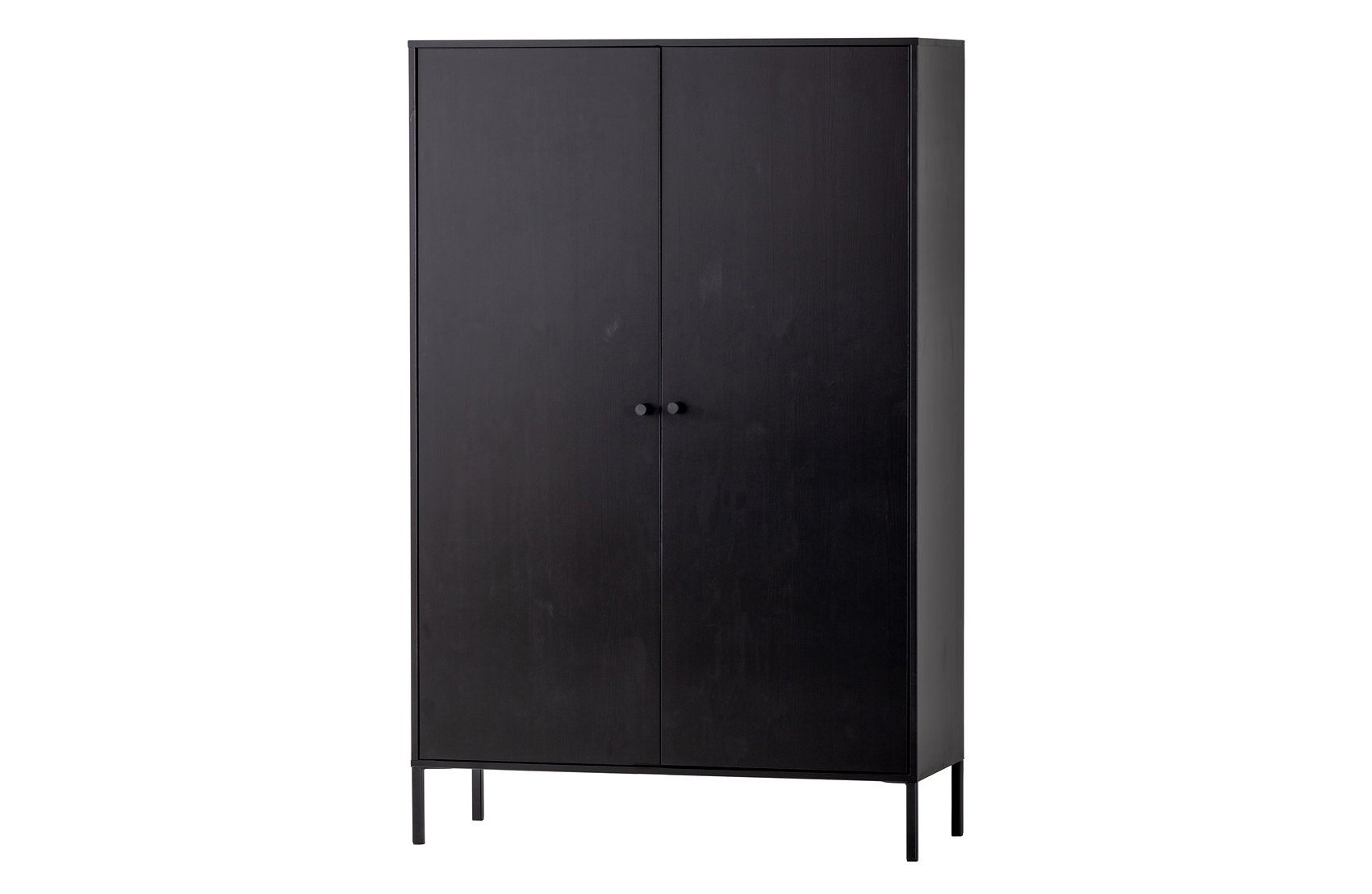 WOOOD Highboard Highboard Xam Xam Schwarz Black, - Schrank - Kiefer