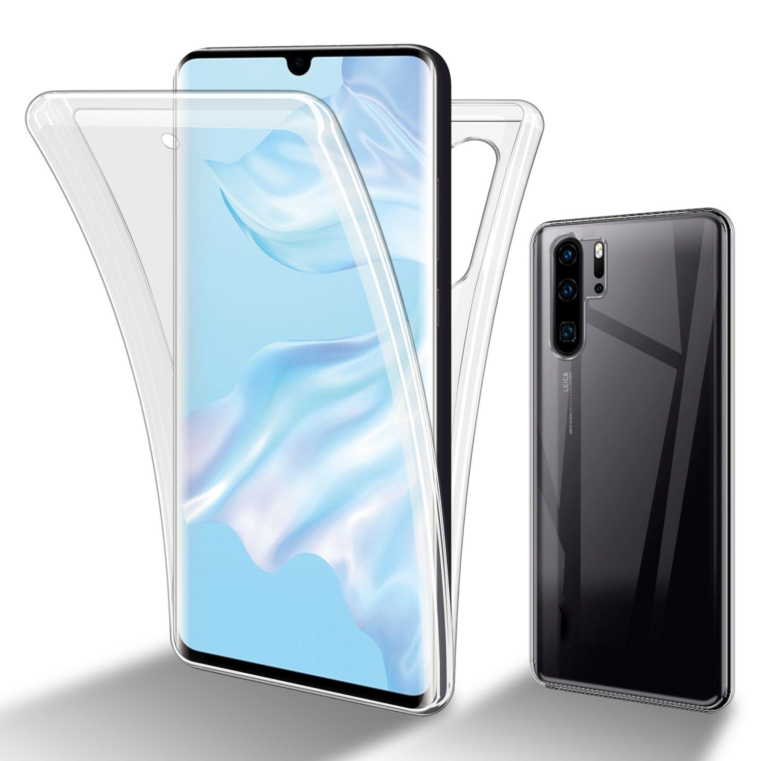 Cadorabo Handyhülle für Huawei P30 PRO Hülle Huawei P30 PRO, Flexible Case Handy Schutzhülle - Hülle - Back Cover 360° Grad