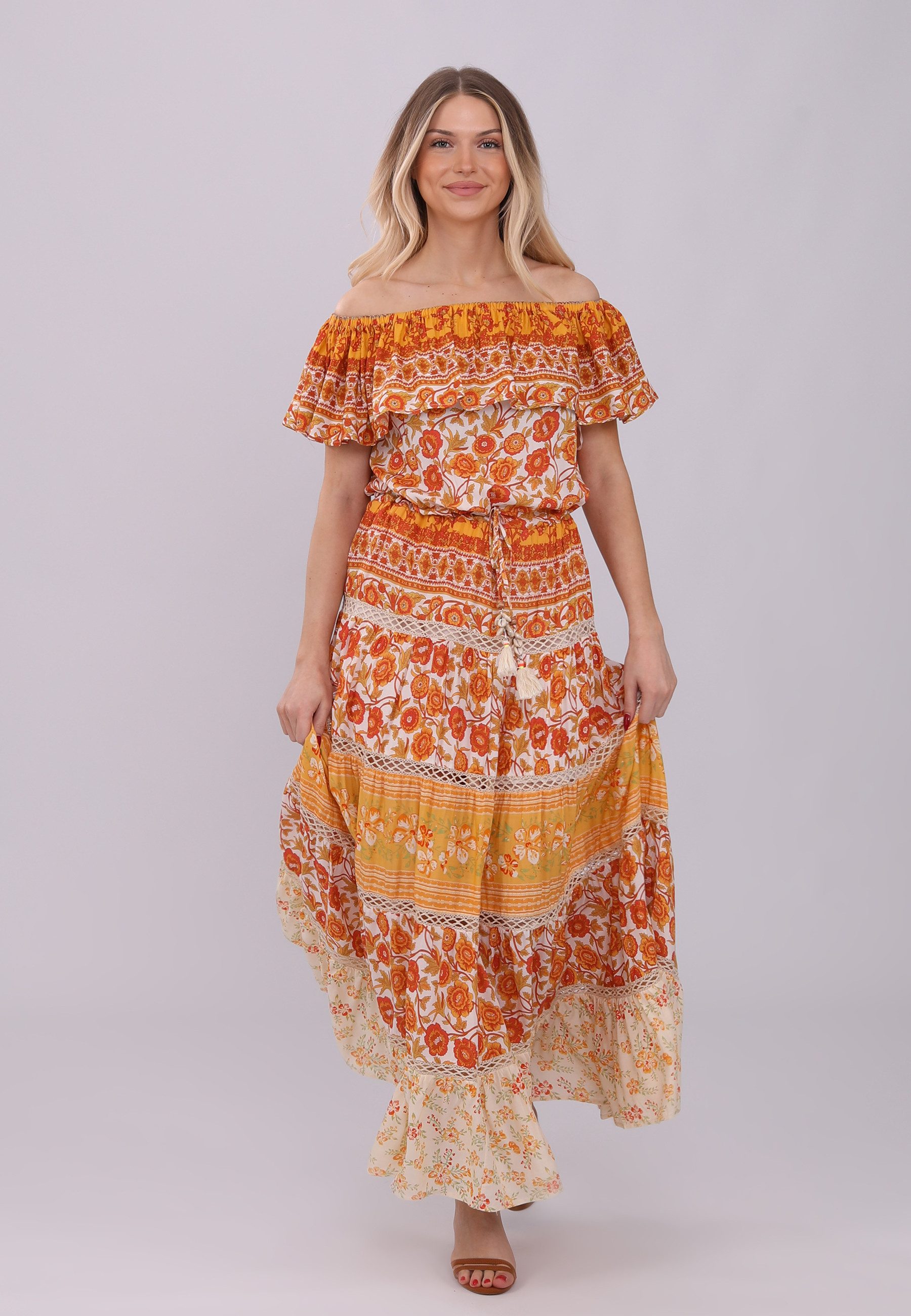 Sommerkleid "Boho-Sommertraum Carmen Maxikleid"