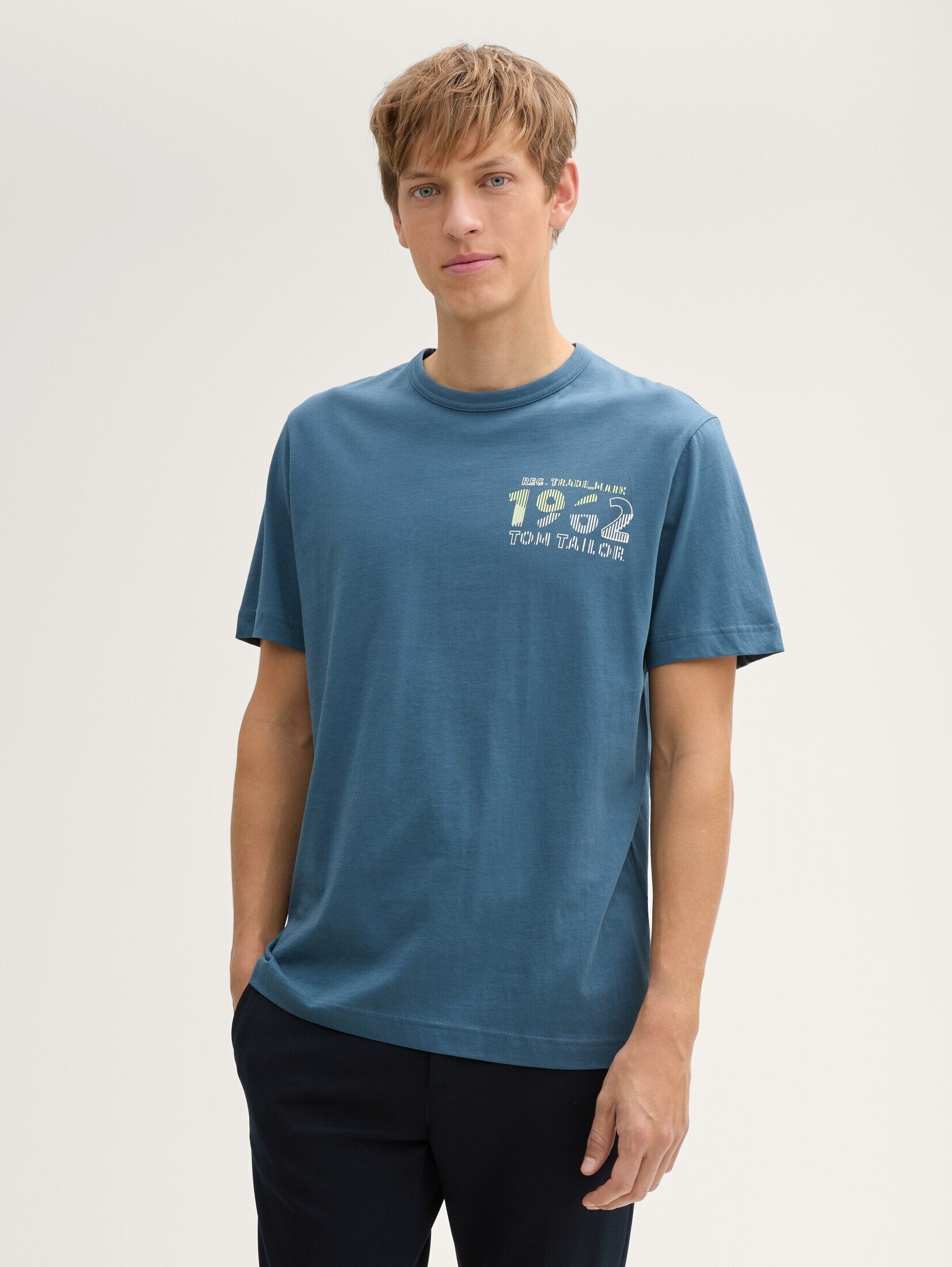 TOM TAILOR T-Shirt T-Shirt aus Baumwolle günstig online kaufen