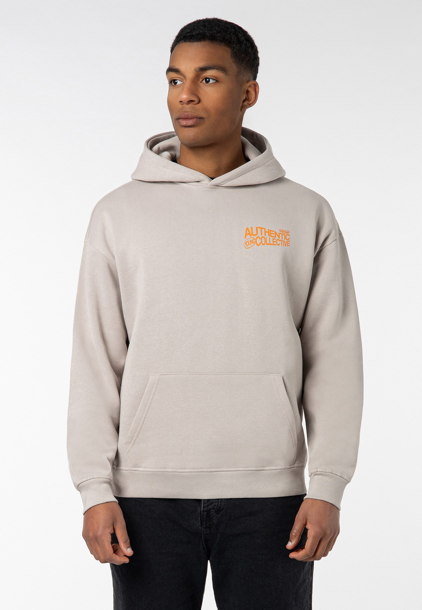 Hoodie Herren Kapuzenpullover mit Authentic Backprint