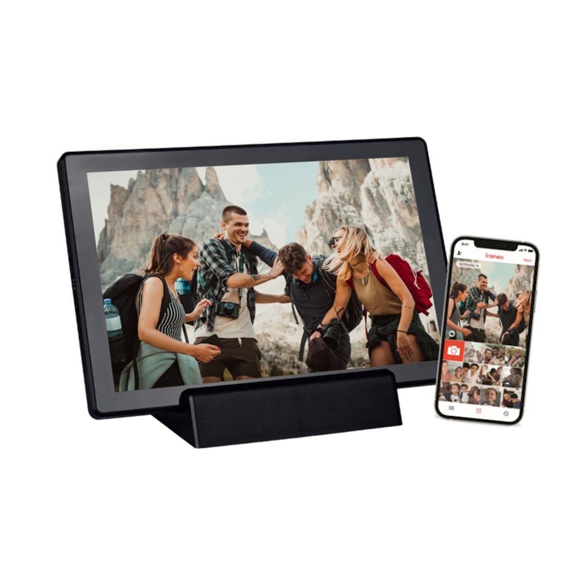 Braun Phototechnik DigiFrame 1011 WiFi mobil 25,7cm (10,1) Digitaler Bilderrahmen