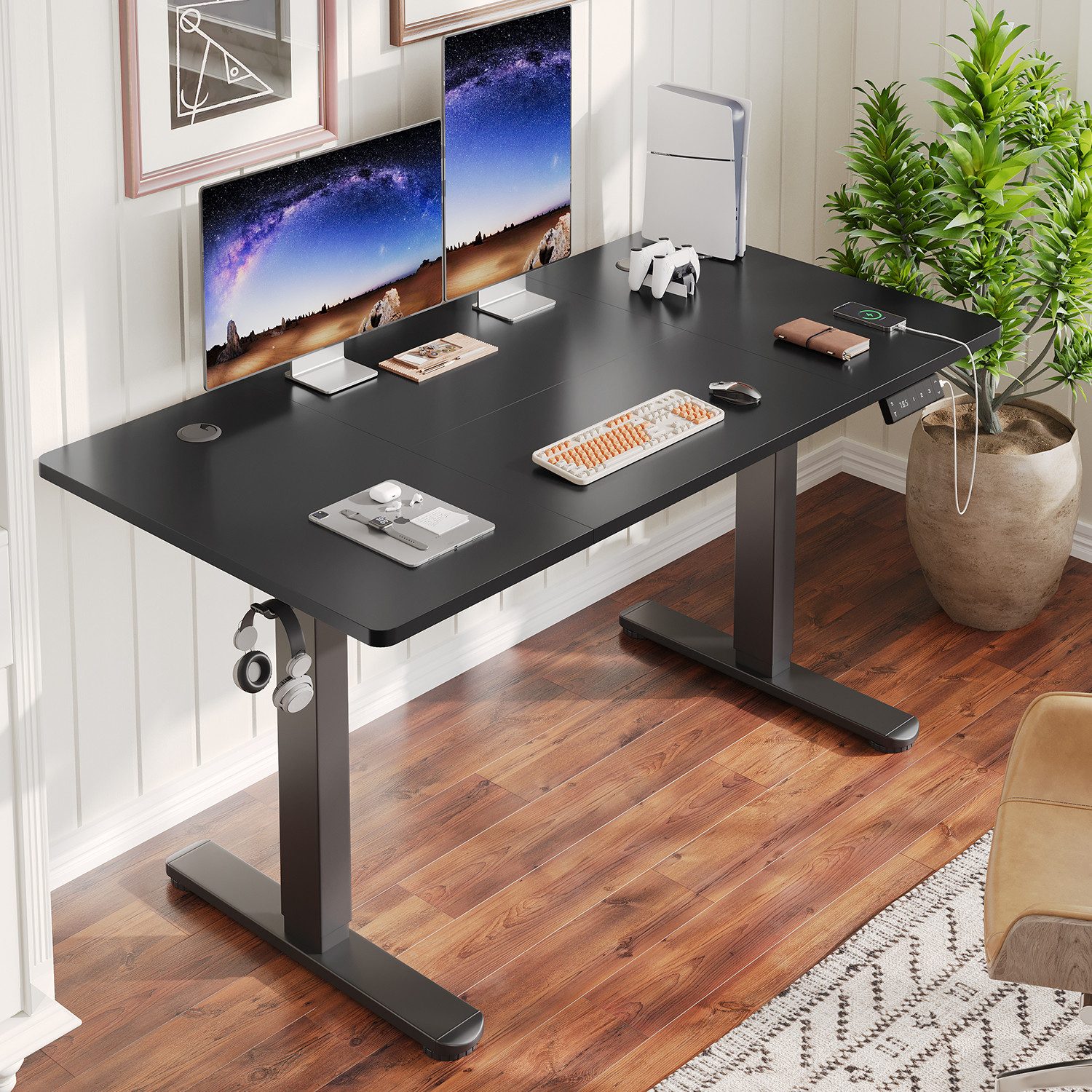 HOMALL Schreibtisch Höhenverstellbarer Schreibtisch mit 3 Höhen-Speicherfun günstig online kaufen