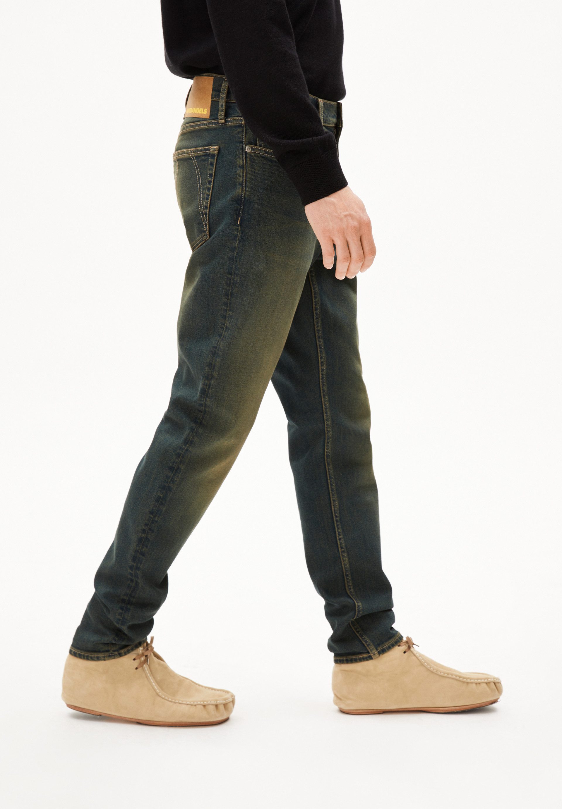 Armedangels Tapered-fit-Jeans AARJO TARPA (Comfort-Stretch, Regular Fit) Mid waist