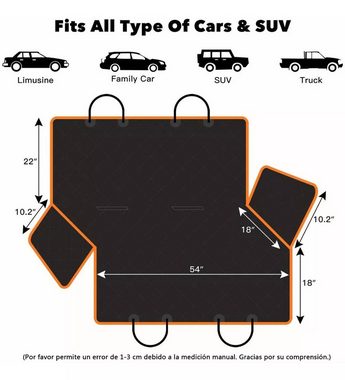 Cbei Tier-Autoschondecke Tier-Autoschondecke Wasserfest Hundedecke,Ladekantenschutz-Matte Auto