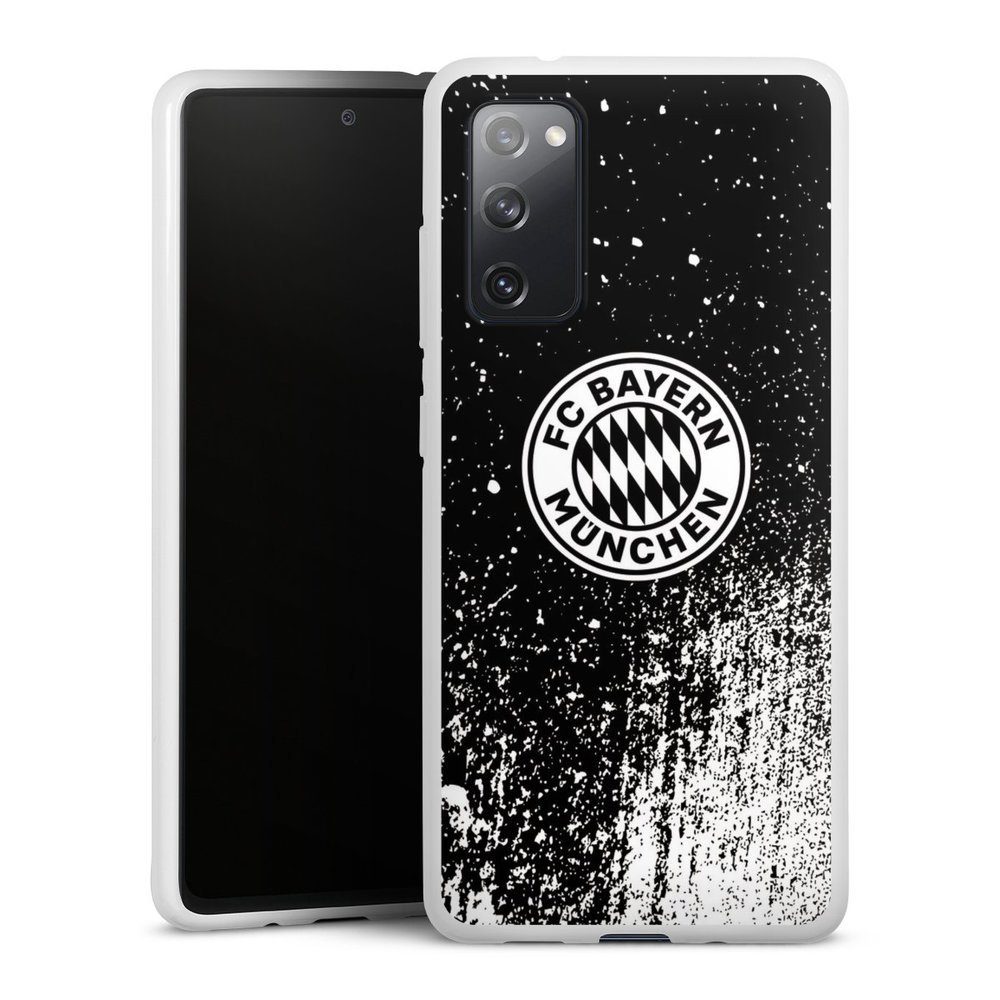 Handyhülle FC Bayern München Offizielles Lizenzprodukt FCB Splatter Schwarz - FCB