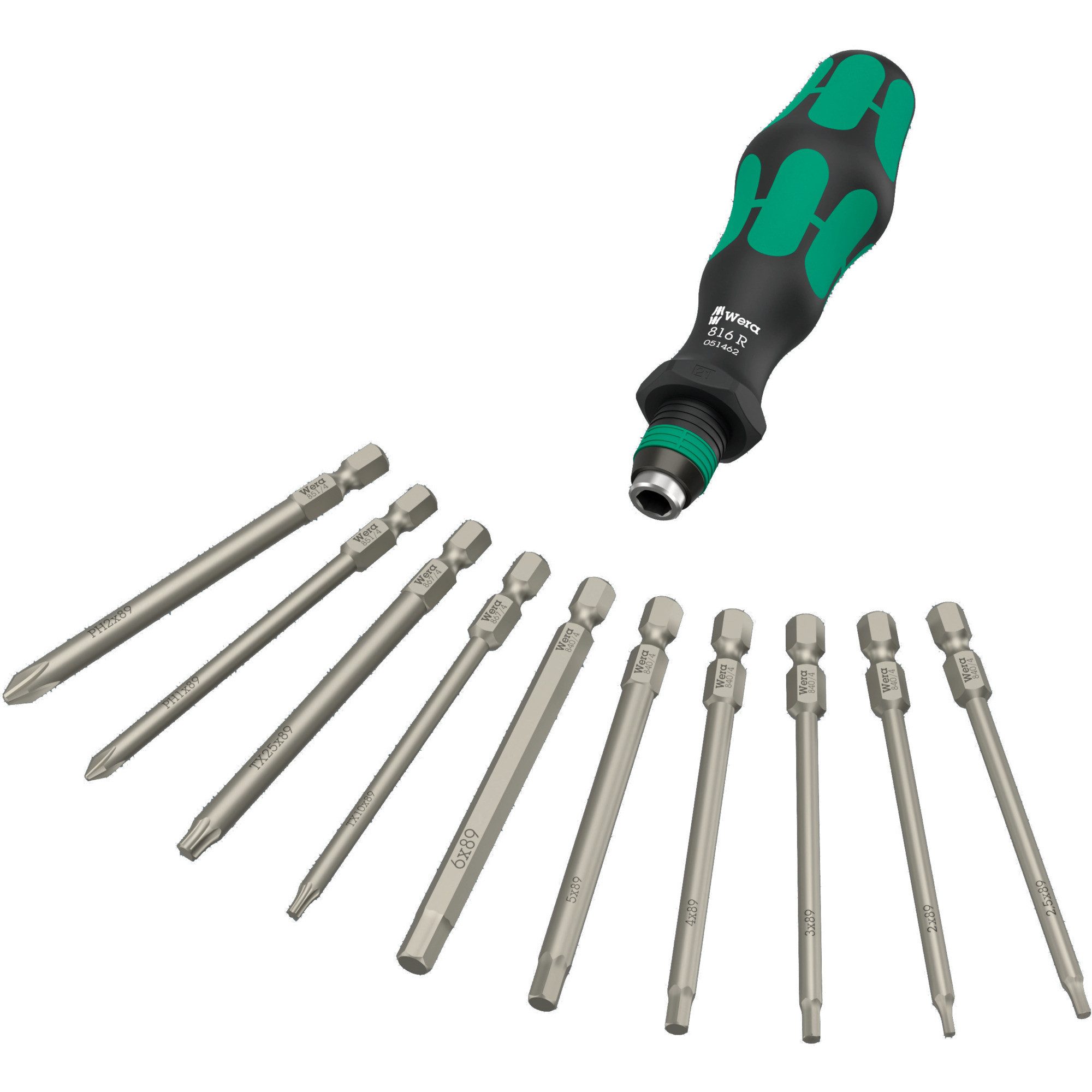 Wera Ratsche Wera 9532 Kettennieter Werkstatt-Set, 20‑teilig