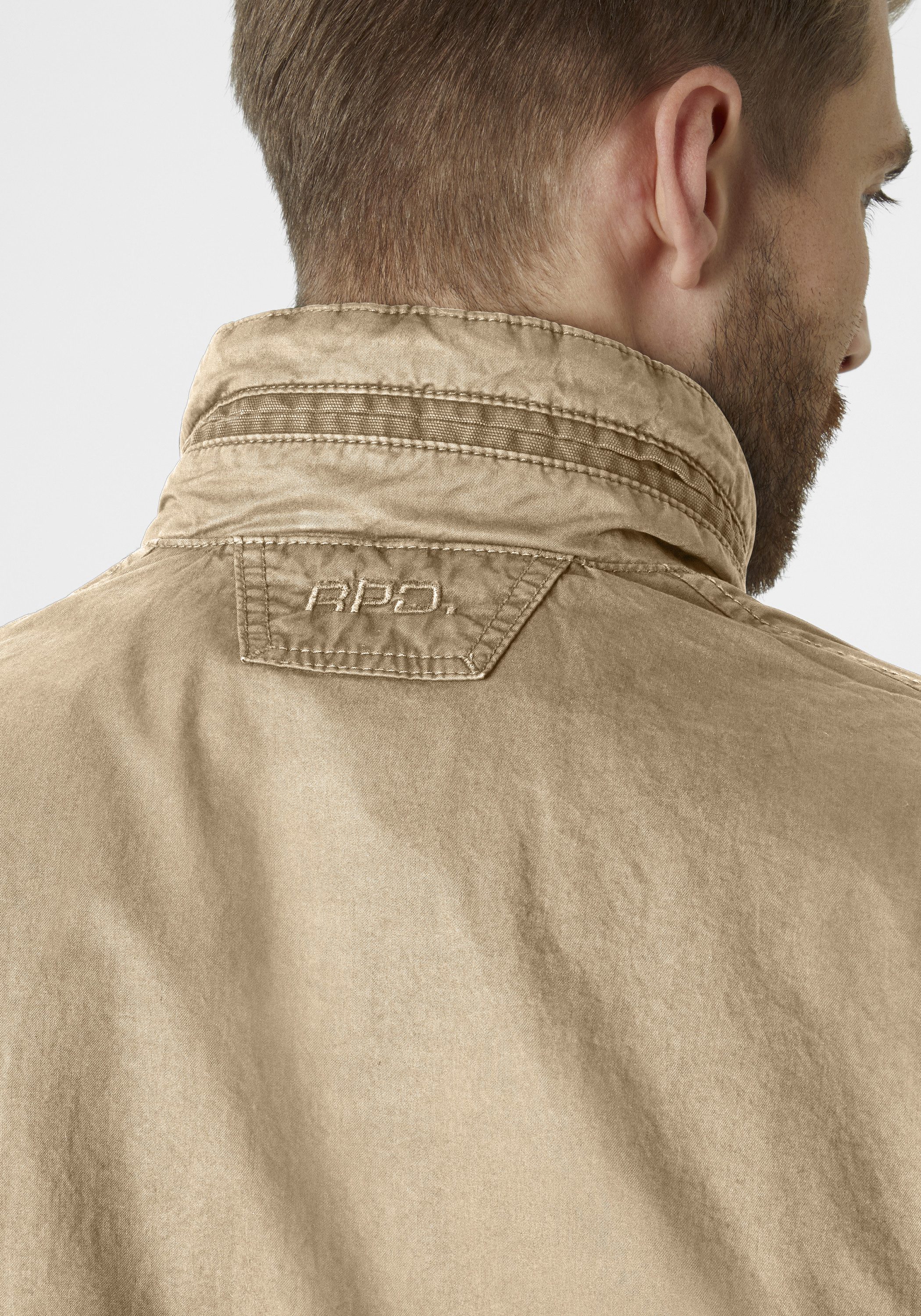 Redpoint Sommerjacke BUD Modern Fit Fieldjacket aus reiner Baumwolle