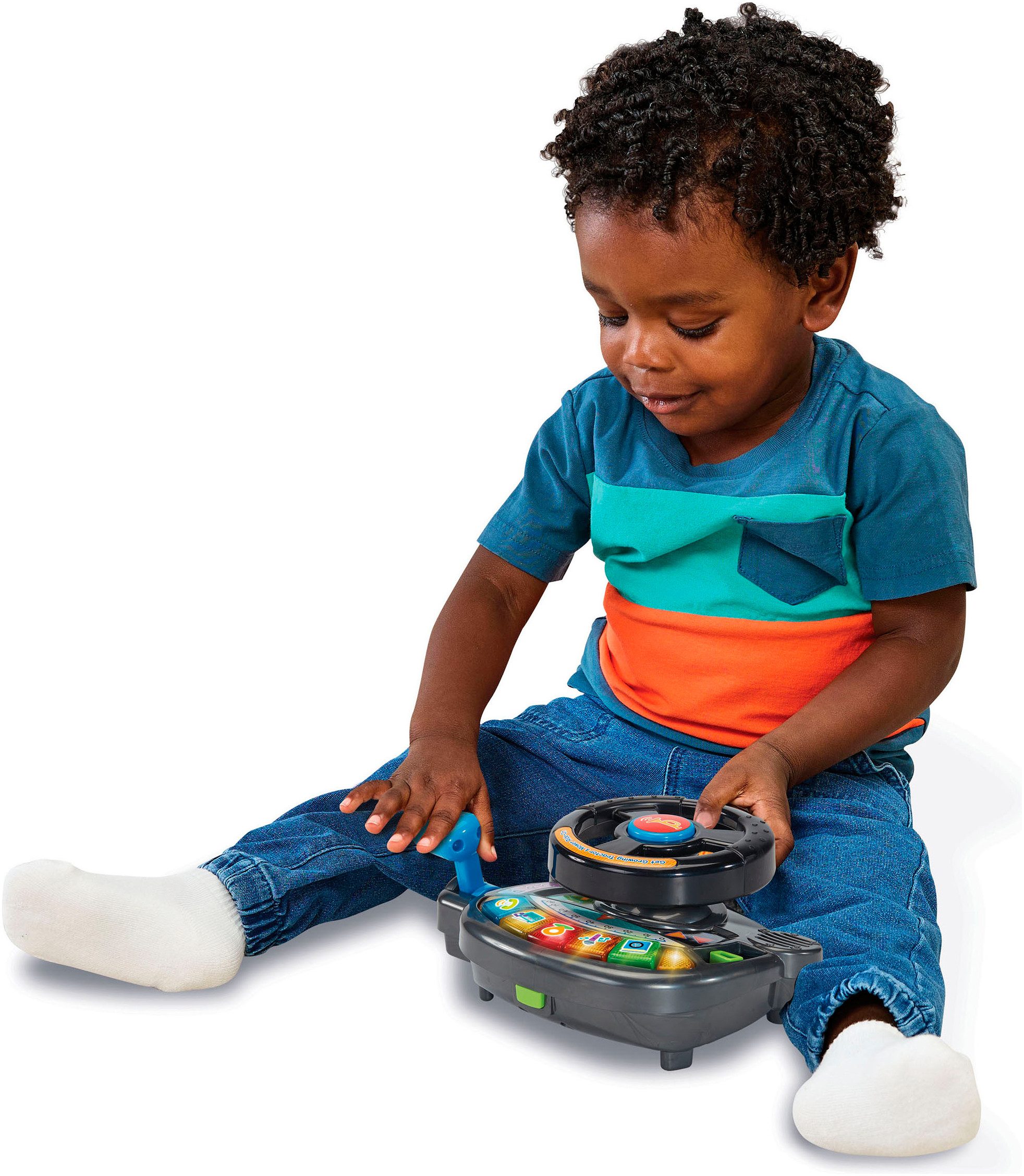 Vtech® Lernspielzeug Babys 3-in-1 Traktor & Rasenmäher – Bild 2 von 5