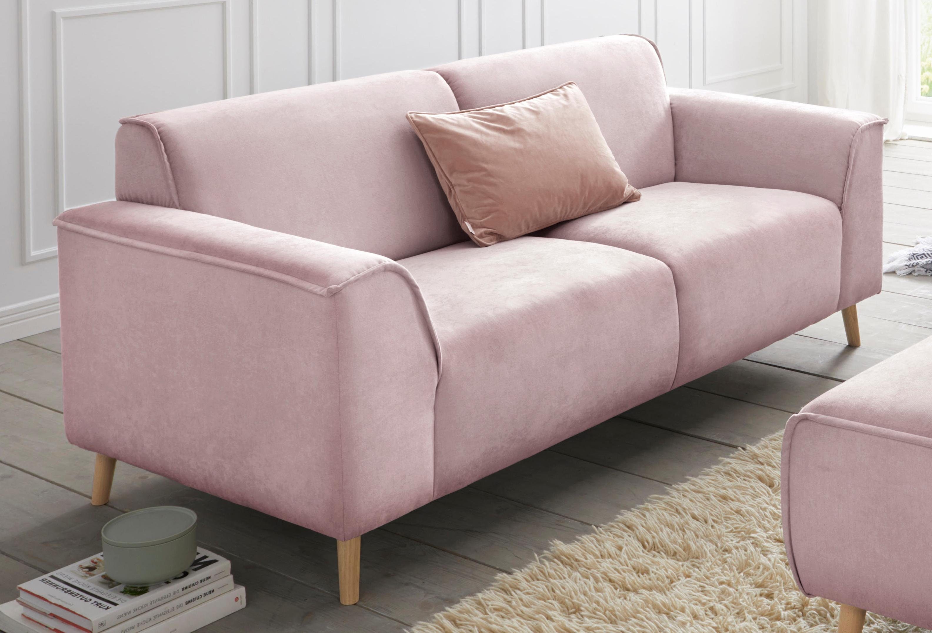 Home affaire 2,5-Sitzer Janek Scandic Design, elegant und zeitlos, mit Federkern und Keder in scandinavischem Design