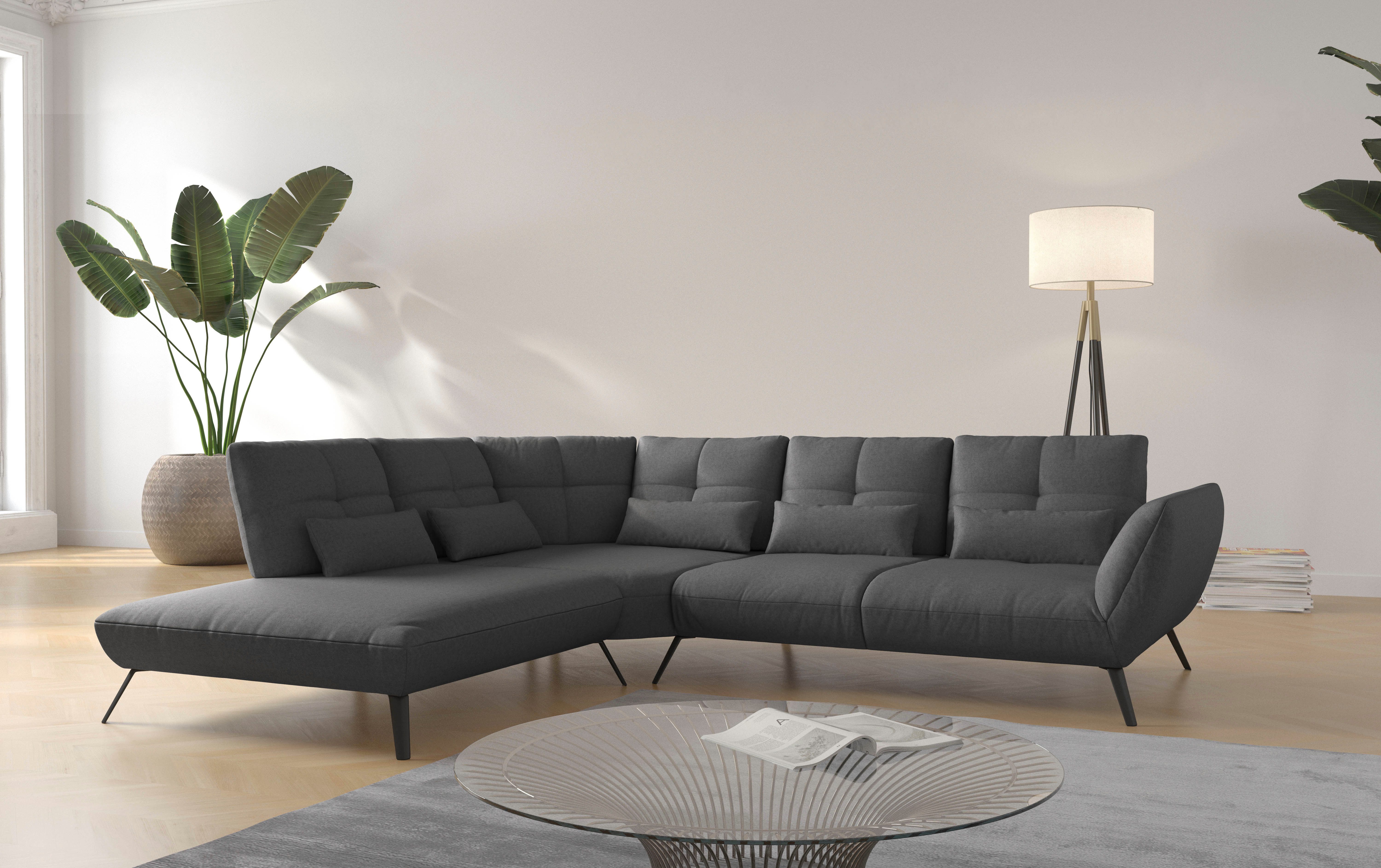 OTTO home Ecksofa Mikado L-Form, inkl. Sitztiefenverstellung und Armteilverstellung