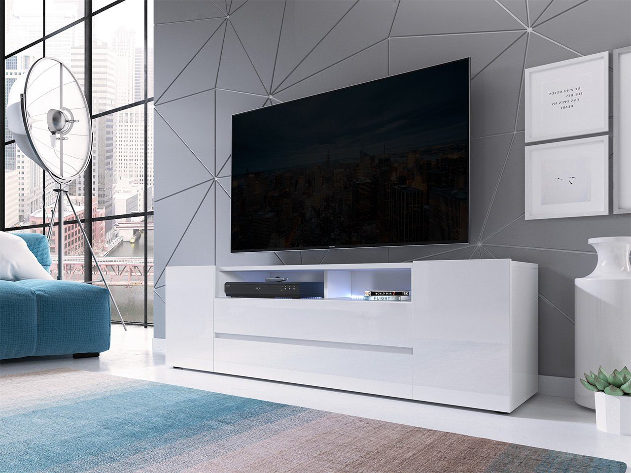 MIRJAN24 TV-Schrank Sound (mit LED-Beleuchtung) Fernsehschrank, günstig online kaufen