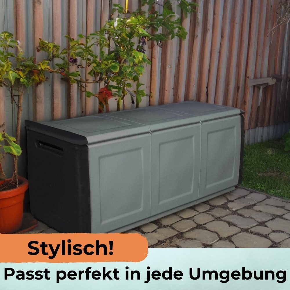 GarPet Gartenbox Gartenbox Wetterfest Outdoor Garten Box Gartenauflagen Gartentruhe XXL – Bild 4 von 5