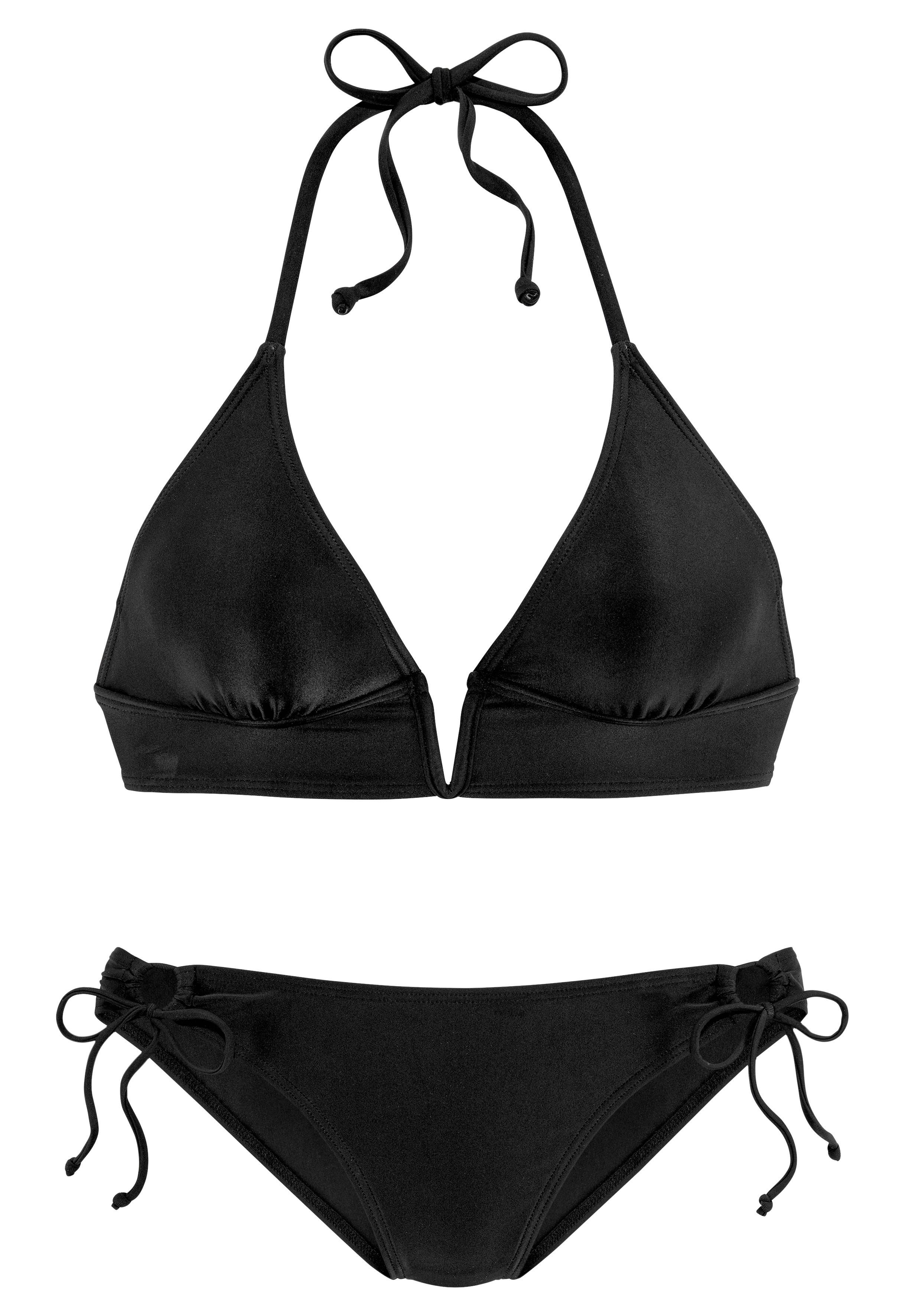 Vivance Triangel-Bikini mit trendigem V-Ausschnitt günstig online kaufen