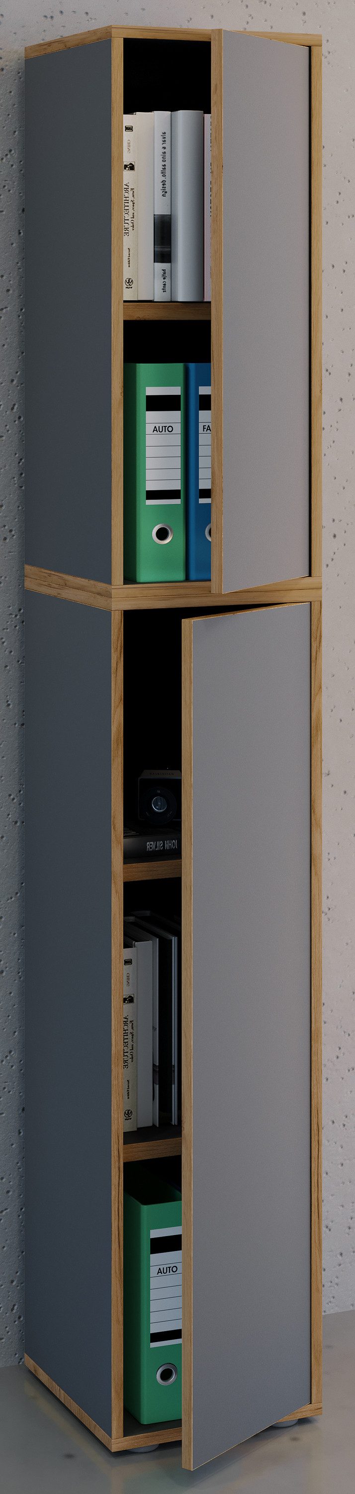 VCM Aktenschrank Büroschrank Aktenschrank Sideboard Salia 5fach