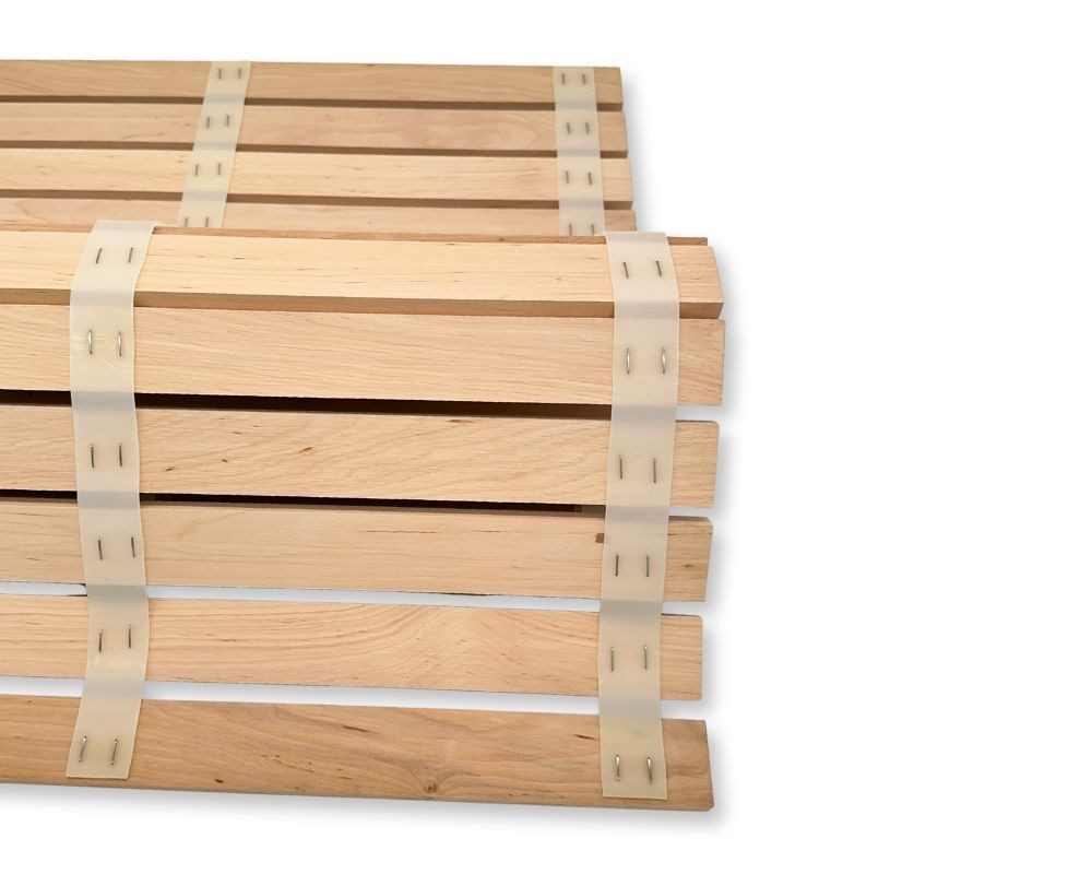 Blumenberg Saunabodenrost Blumenberg Fußmatte / Rollrost aus Rot-Erle 100 x 60 cm