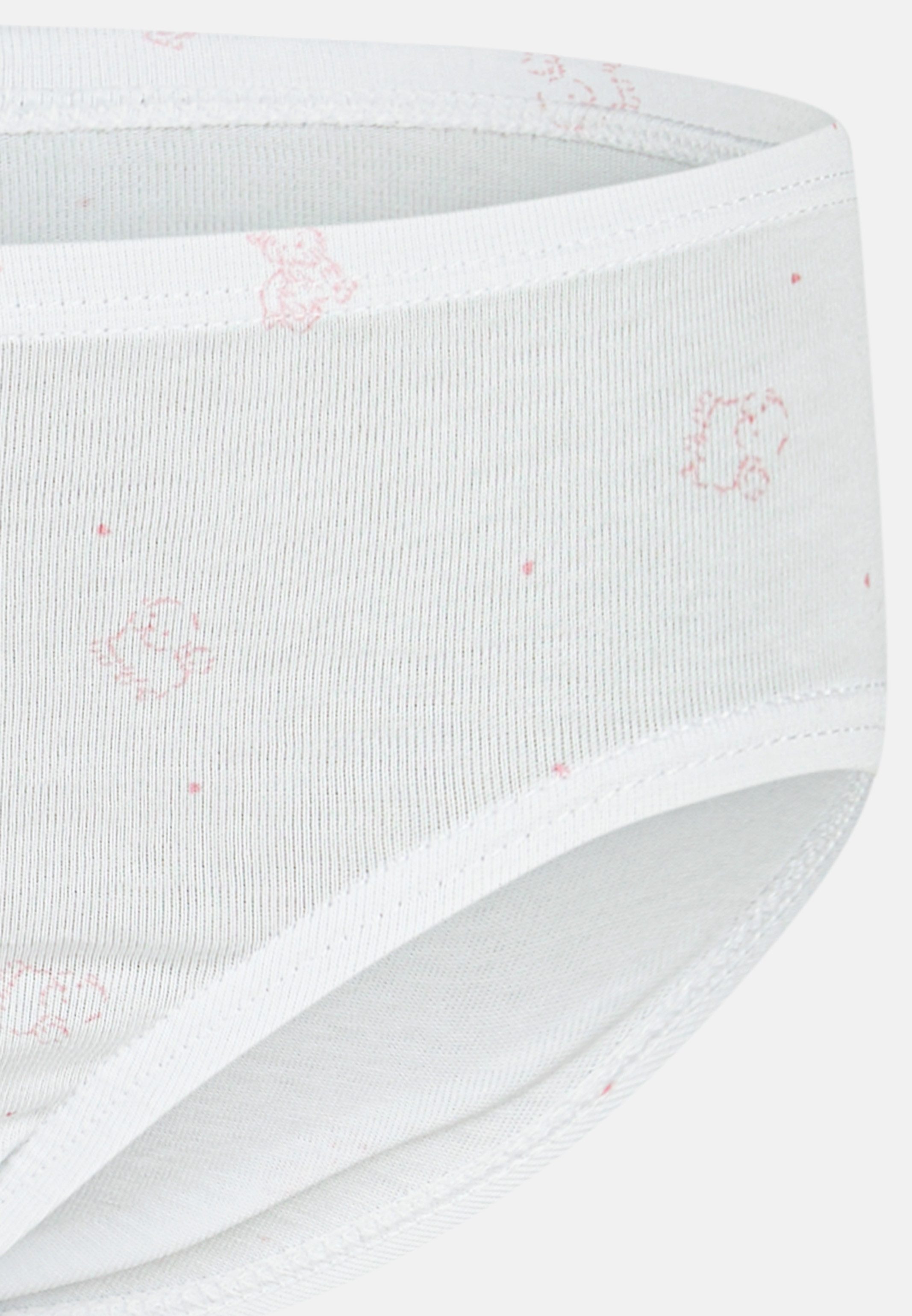 Schiesser Hüftslip 6er Pack Kids Girls Feinripp Organic Cotton (Spar-Set, 6-St) Slip - Baumwolle - Mit softem Bund - ohne Zwicken und Kneifen