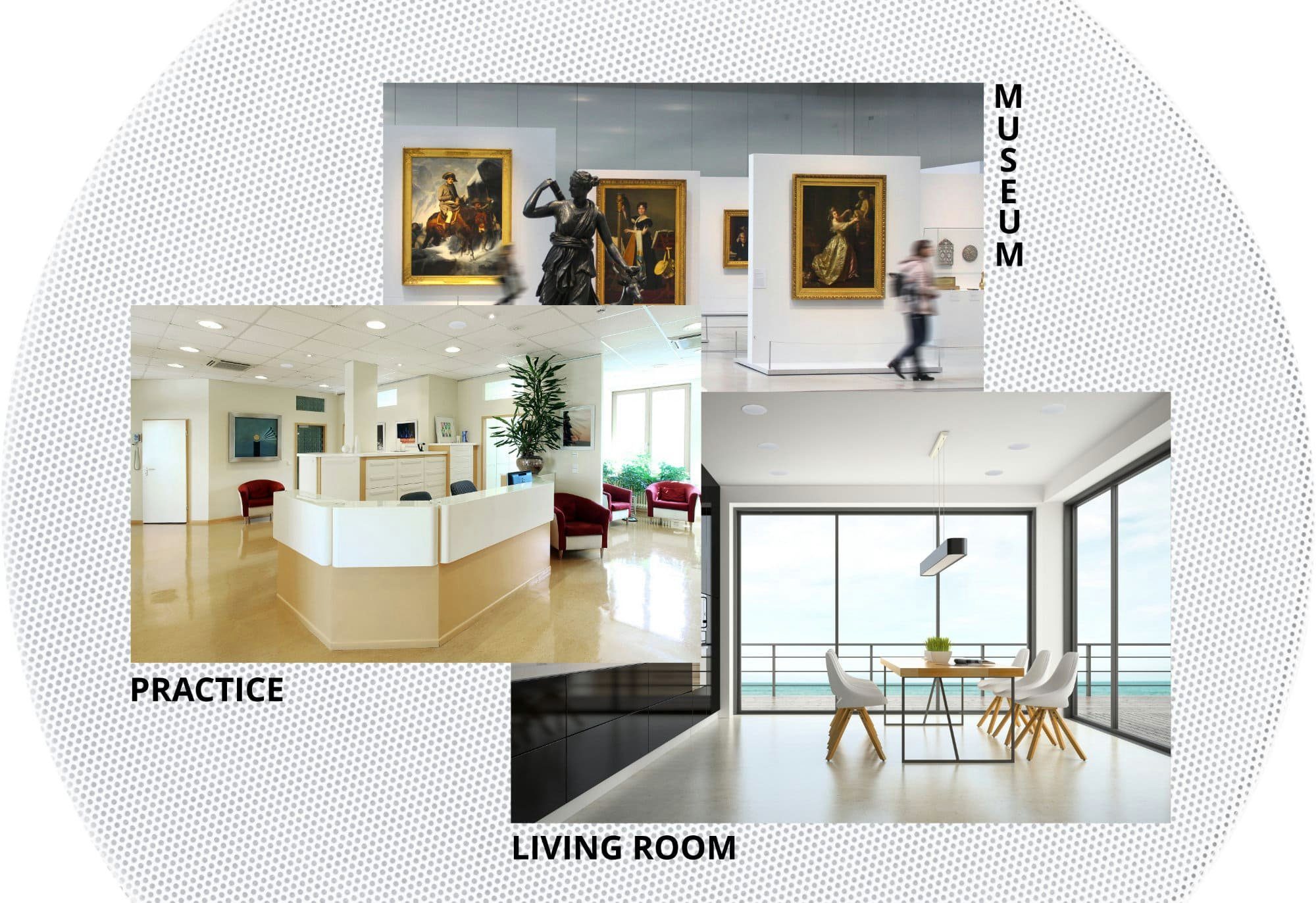 McGrey 2-Wege HiFi Deckenlautsprecher - Einbaubox-Lautsprecher 6,5" Woofer Einbaulautsprecher (60 W, Integrierter Hochtonregler und Frequenzweiche)