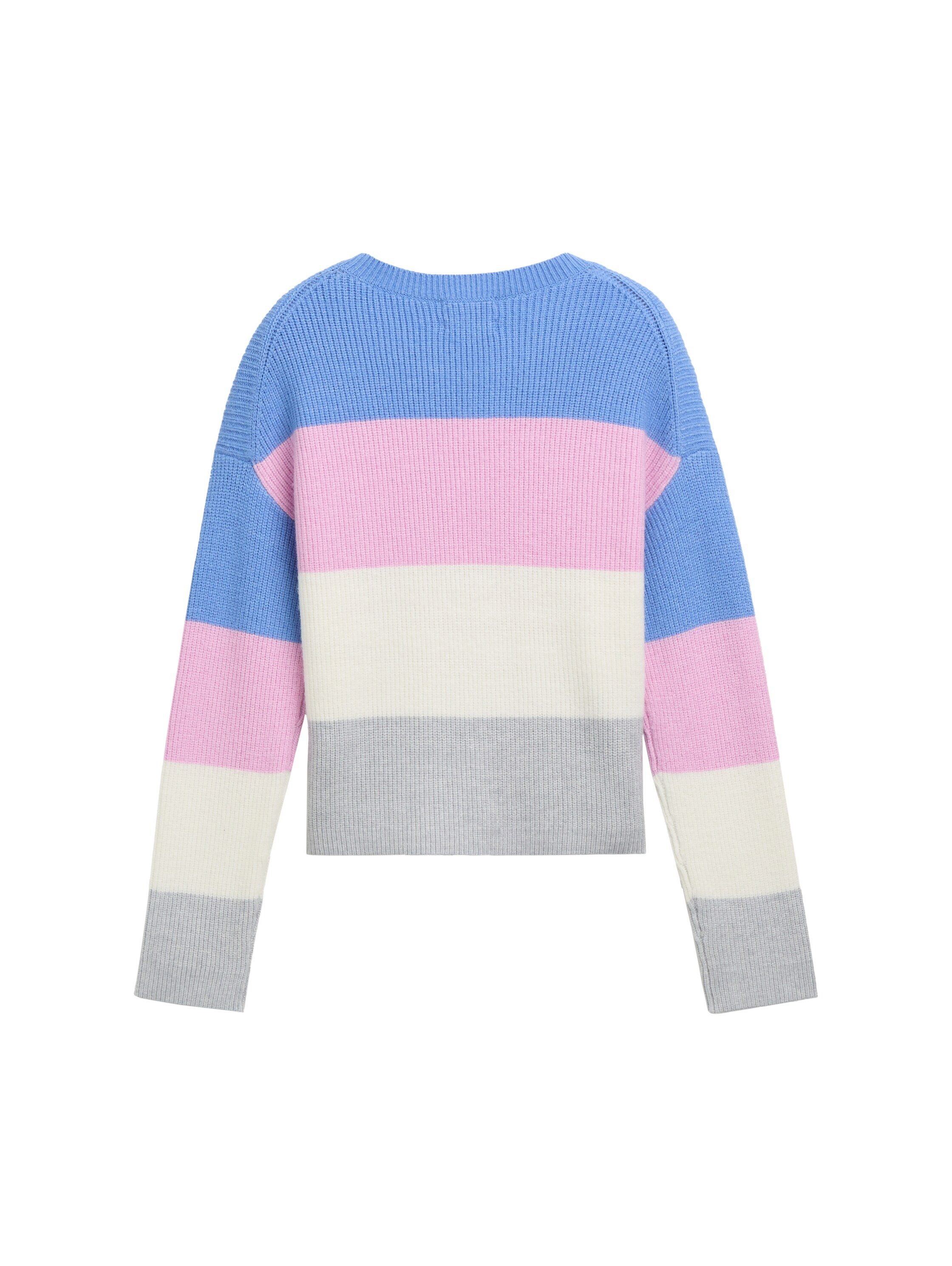 TOM TAILOR Strickpullover mit Colour Blocking günstig online kaufen