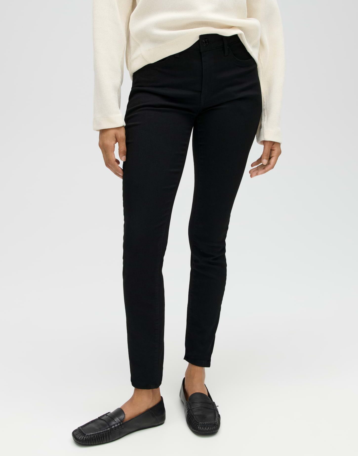 OPUS Skinny-fit-Jeans Elma black
