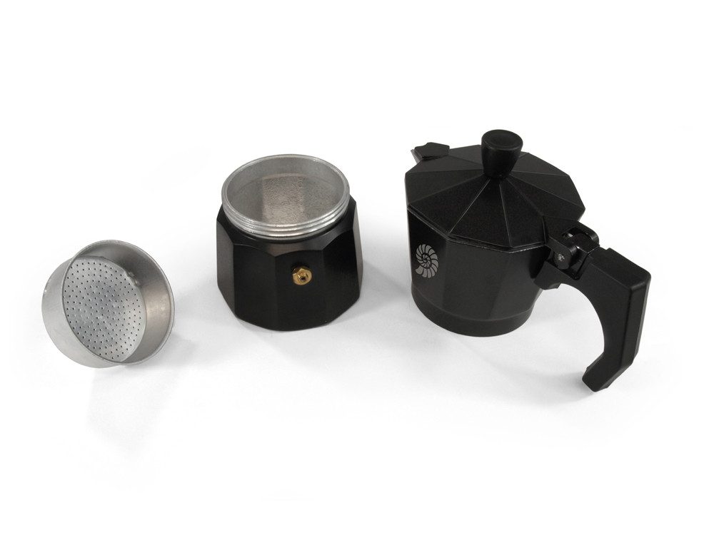 Origin Outdoors Espressokocher, Origin Outdoors Espresso Maker 'Bellanapoli' - 9 Tassen Alu schwarz