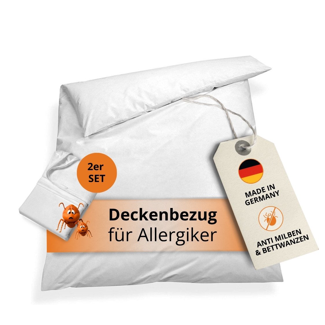 sleepling Bettbezug Encasing Bettdecke, (2 St), Milbenbezug, milbenkotdicht günstig online kaufen
