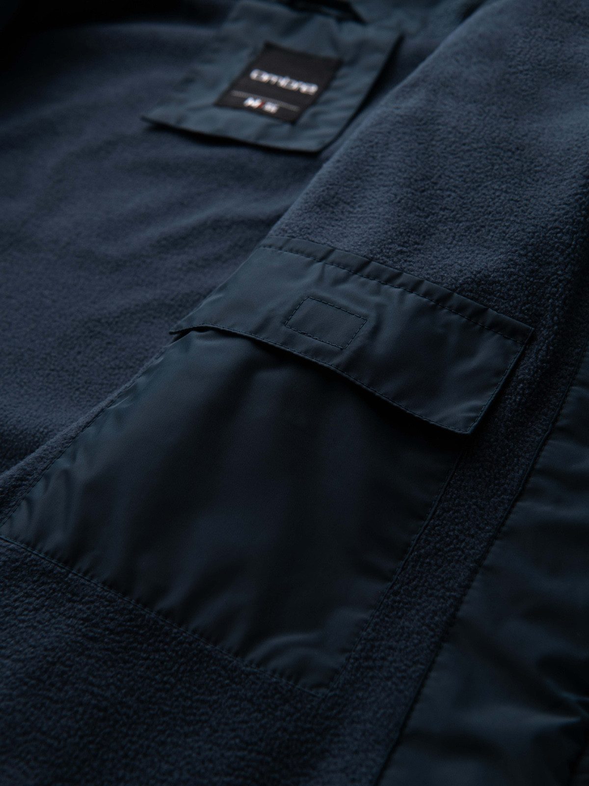 OMBRE Allwetterjacke Leichte farbige Herren-Sportjacke mit Fleece