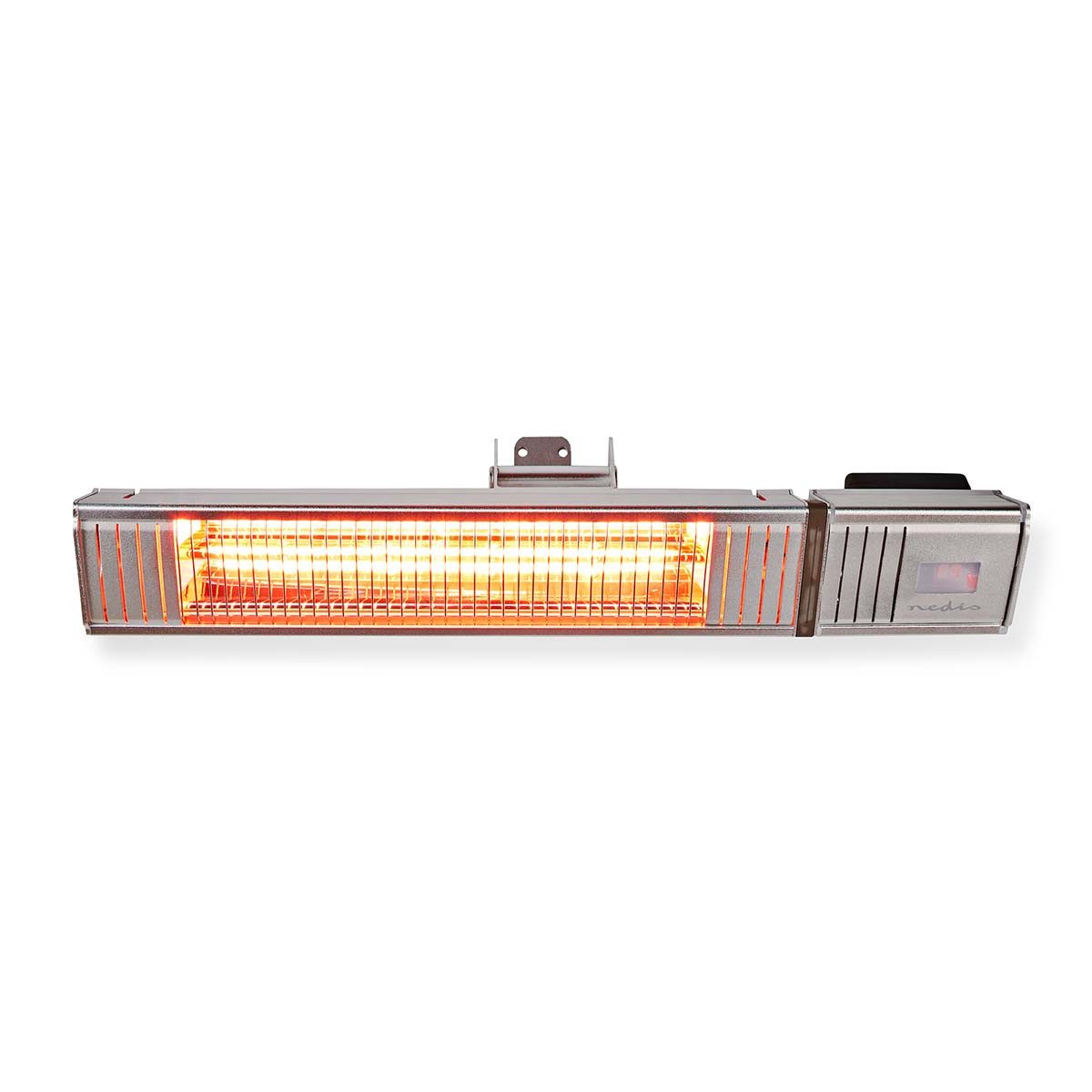Nedis Terrassenstrahler Terrassenheizer 9 Heizstufen Heizstrahler 2000W Terrasse IP65 20m², 2000 W, Timer-Funktion