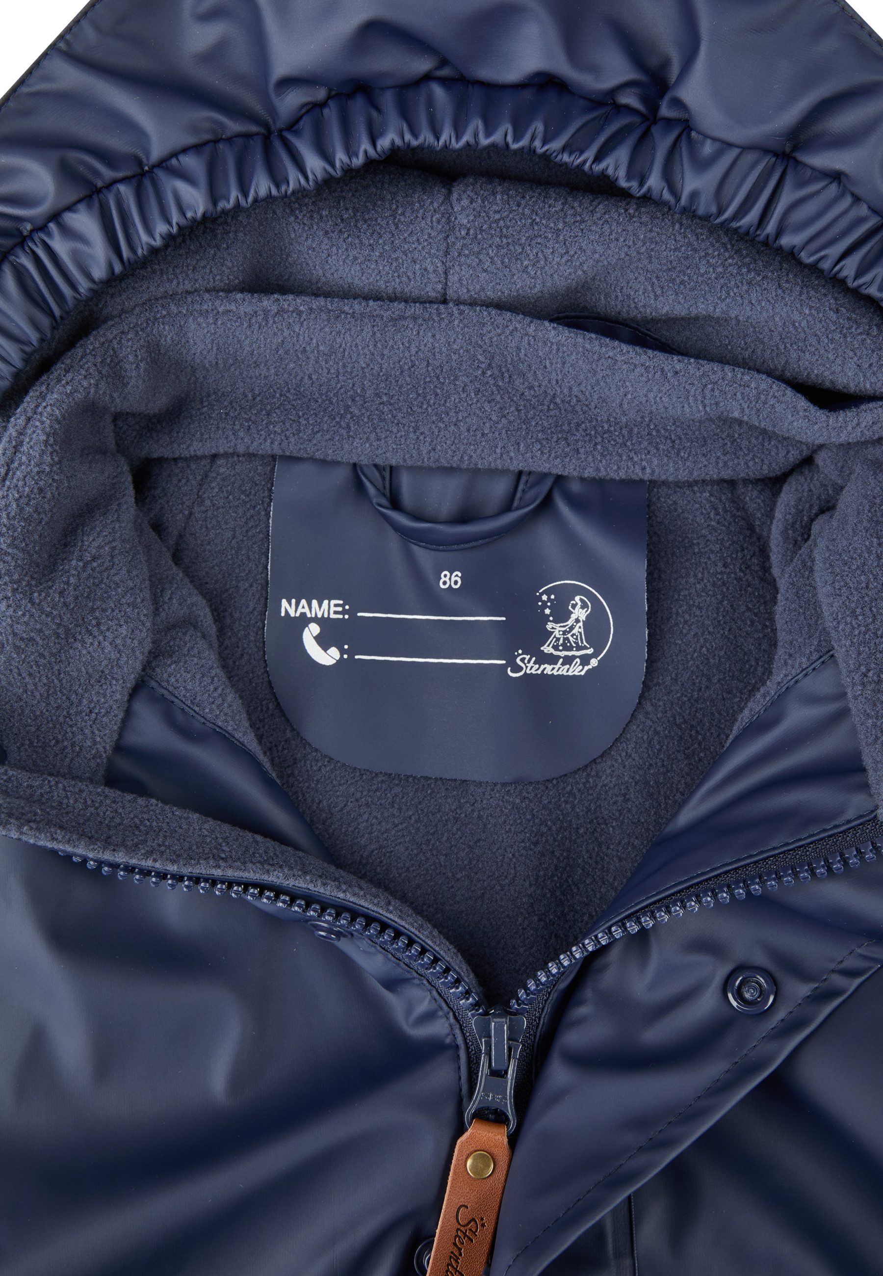 Sterntaler® Regenjacke Regenjacke gefüttert Zacken (1-St)