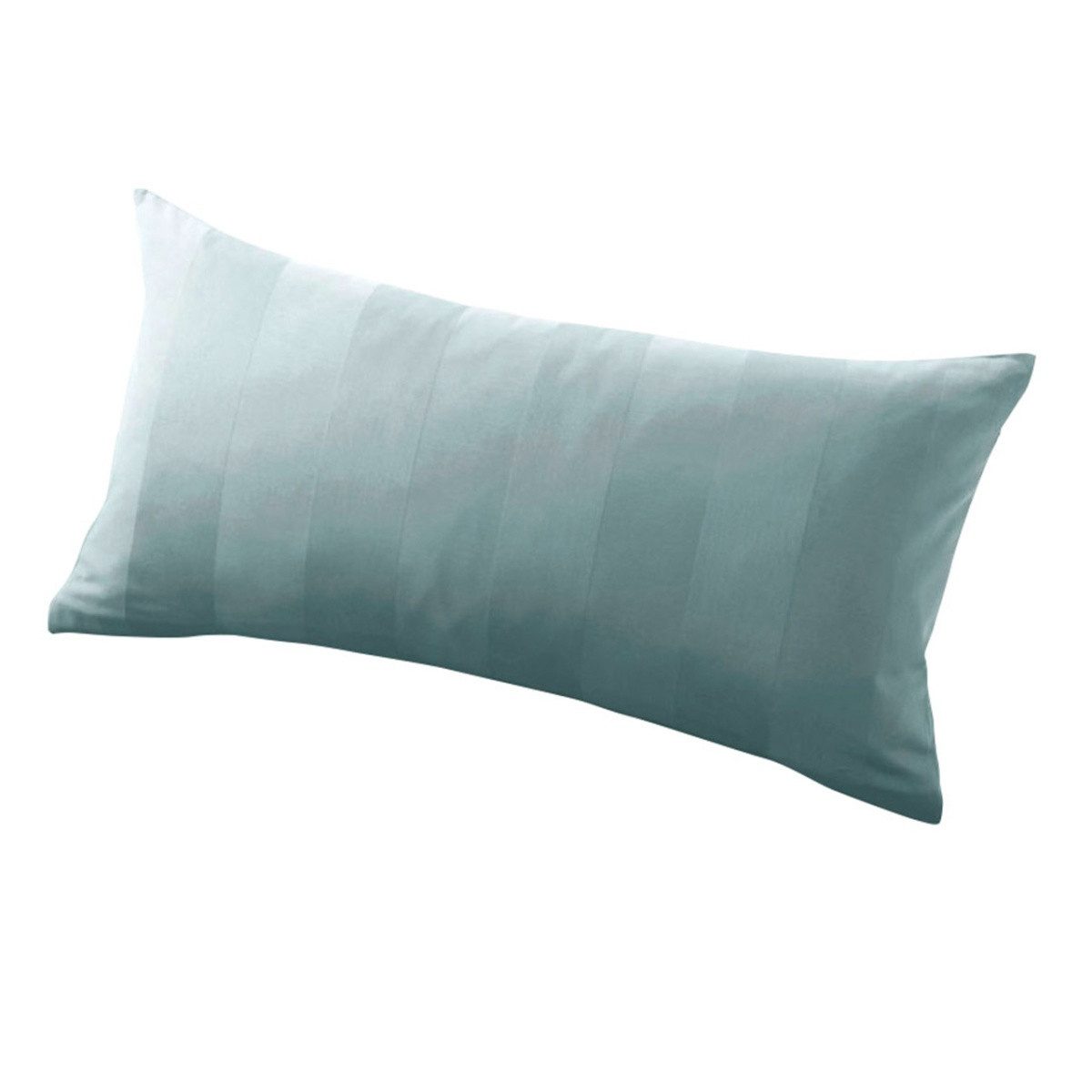 Cotonea Kissenbezug aus Bio Baumwolle Biber / Satin, (1 Stück), Wendebettwäsche wärmend / kühlend