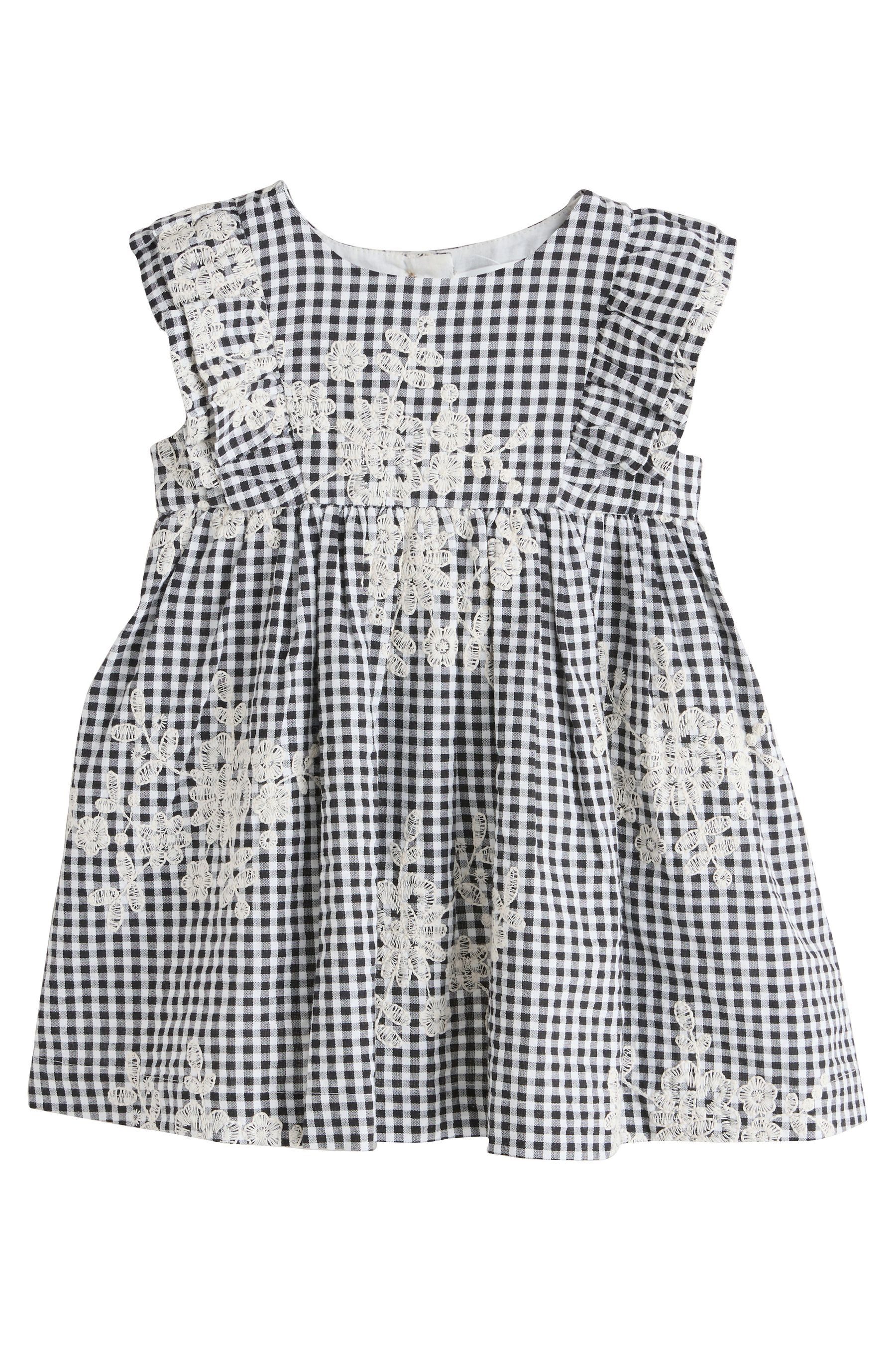 Next Blusenkleid Kleid mit Rüschenärmeln (1-tlg)