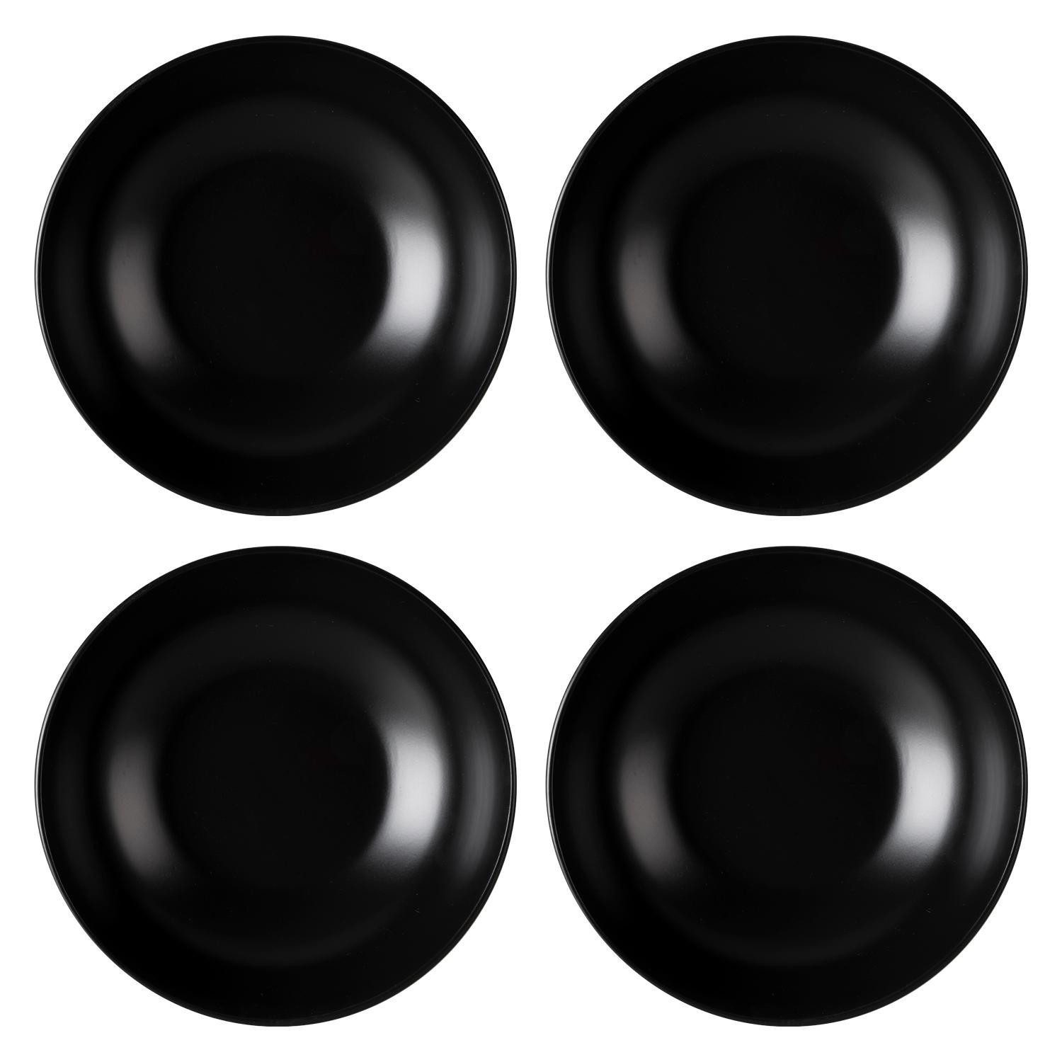 Dessertteller Frühstücksteller BRUNCH, Schwarz matt, Ø 21 cm