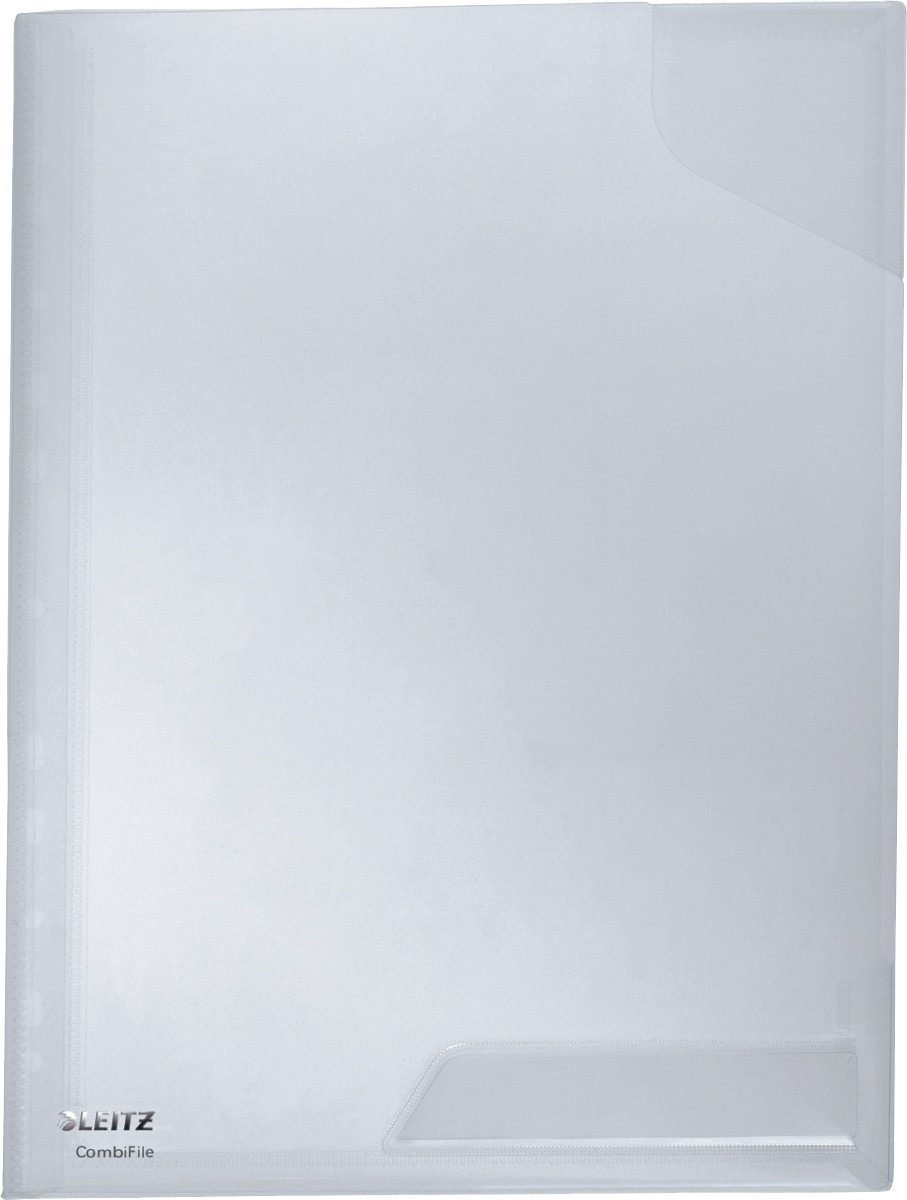 LEITZ Prospekthülle Sicht- und Prospekthüllen CombiFile Hardback A4 PP glasklar VE=3 Stück