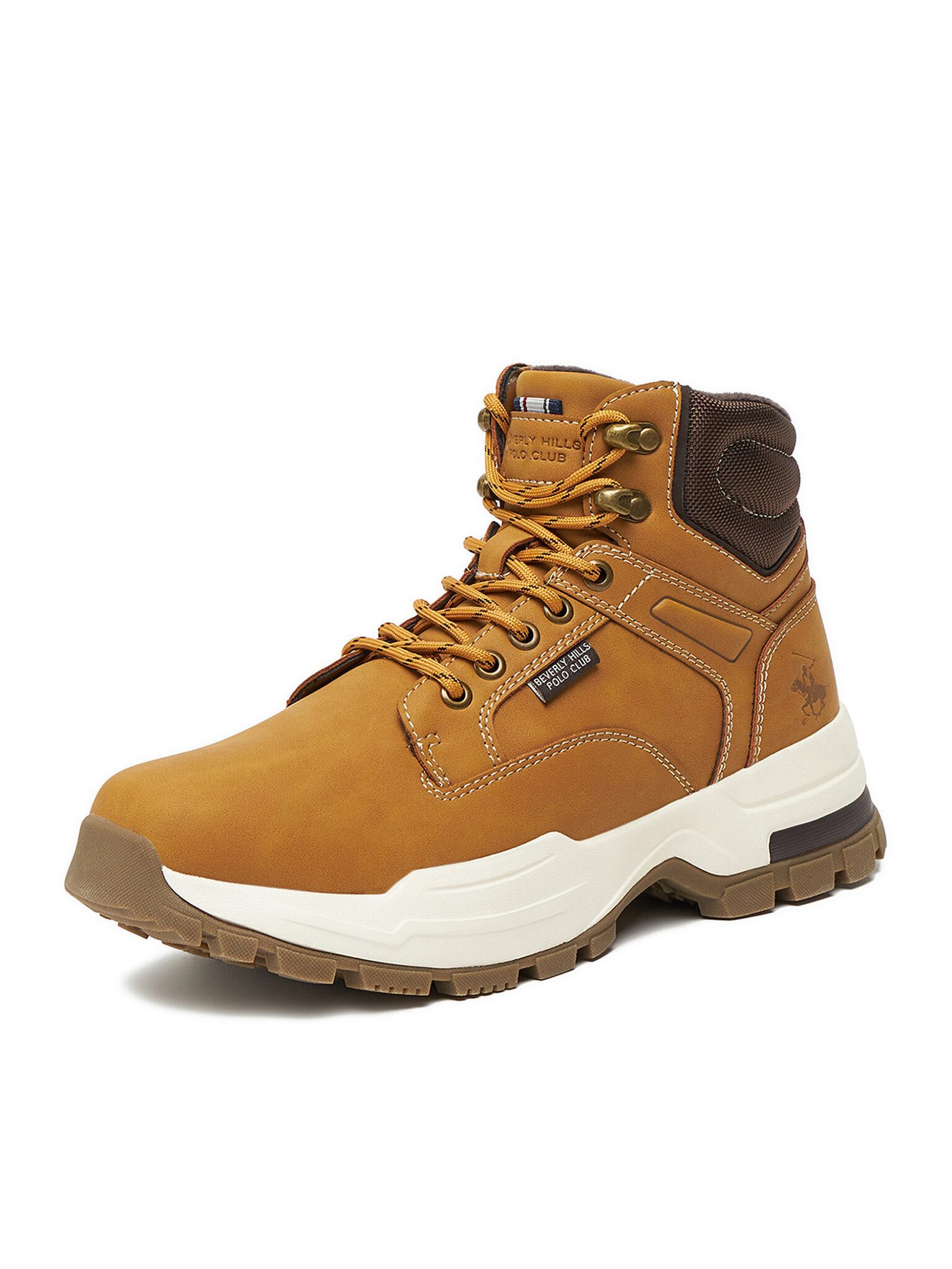 BEVERLY HILLS POLO CLUB Beverly Hills Polo Club Herrenschuhe Brown CEO-V5-OSCAR Schnürstiefel