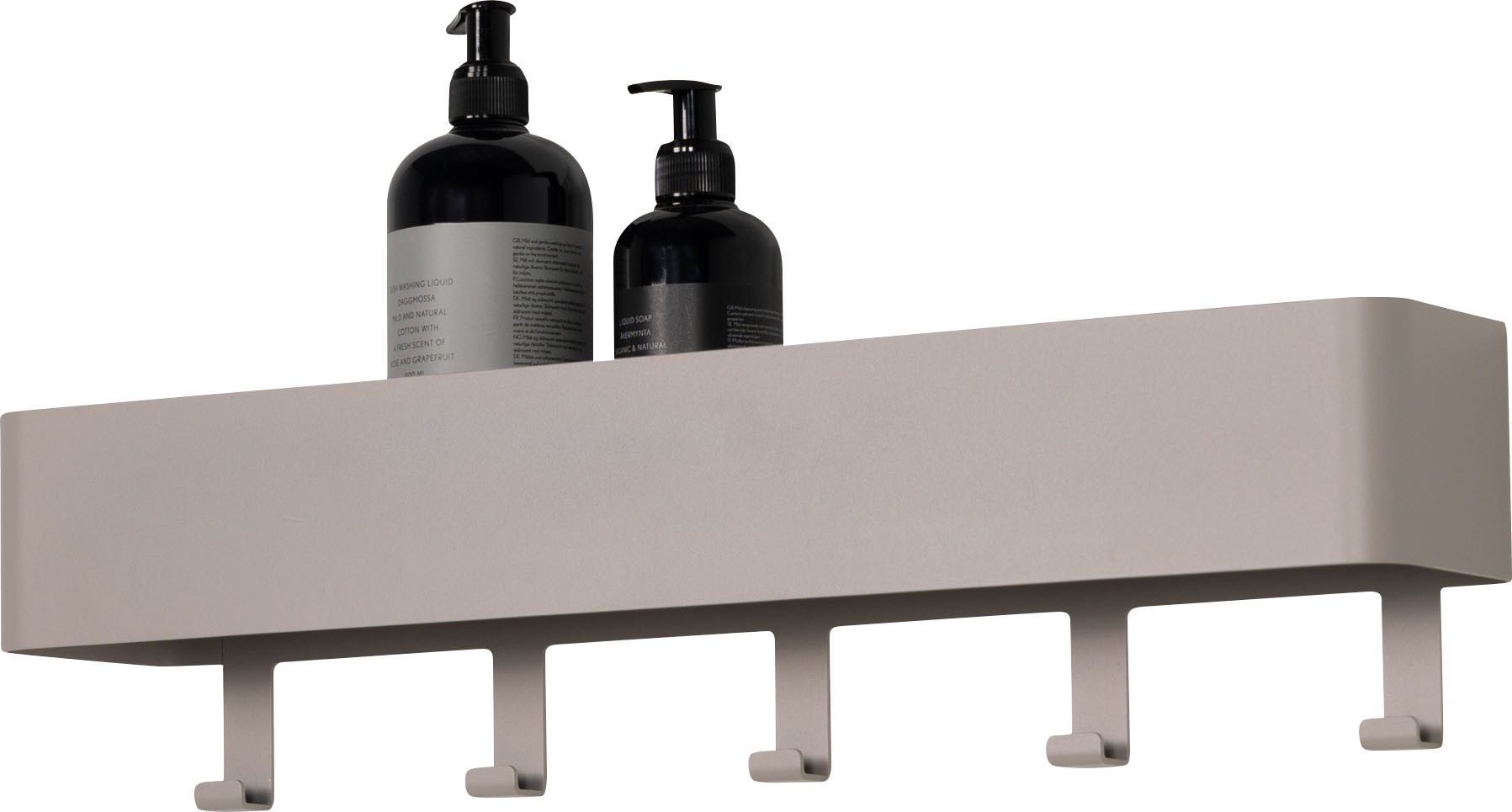 Spinder Design Garderobenhaken Multi 5 (1 St), 2-in-1 Wandregal + Garderobe