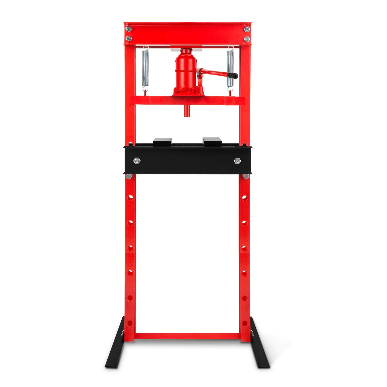 EBERTH Werkstattpresse Werkstattpresse 12T Presse hydraulisch, 8-fach verstellbar, max. 12 in t, Maximale Arbeitshöhe 750 mm, Arbeitsbreite 430 mm