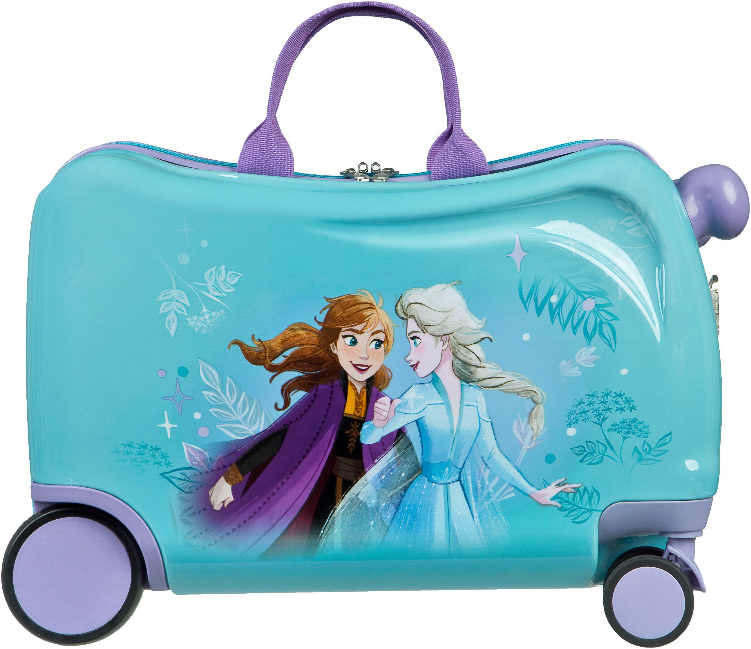 UNDERCOVER Kinderkoffer Ride-on Trolley, Frozen, 4 Rollen, zum sitzen und ziehen