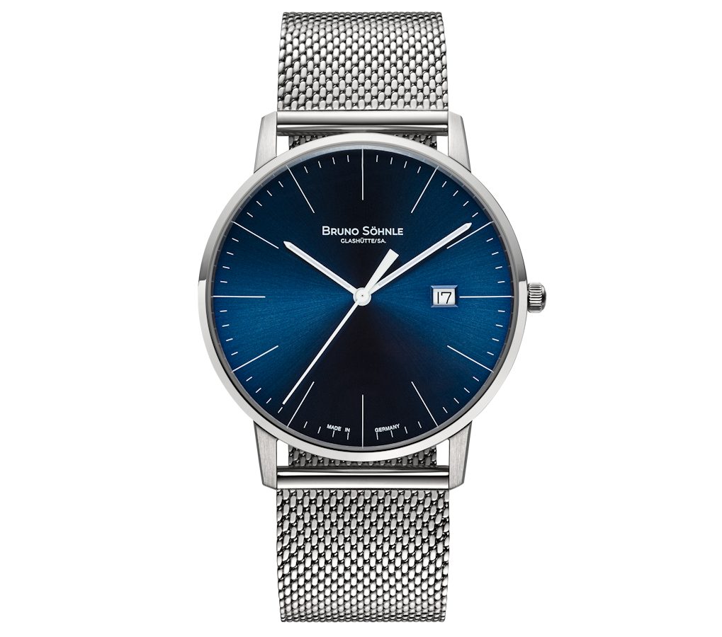BRUNO SÖHNLE Quarzuhr Glashütte Herrenuhr Stuttgart Big