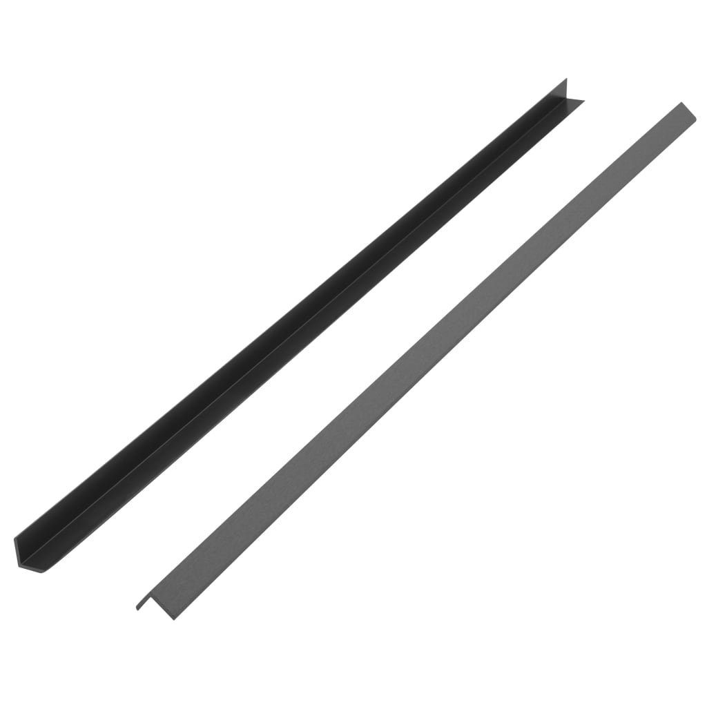 Terrassen-winkelleisten 5 Stk. Wpc 170 Cm Grau günstig online kaufen