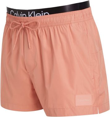Calvin Klein Swimwear Badeshorts SHORT DOUBLE WB mit doppeltem Bund